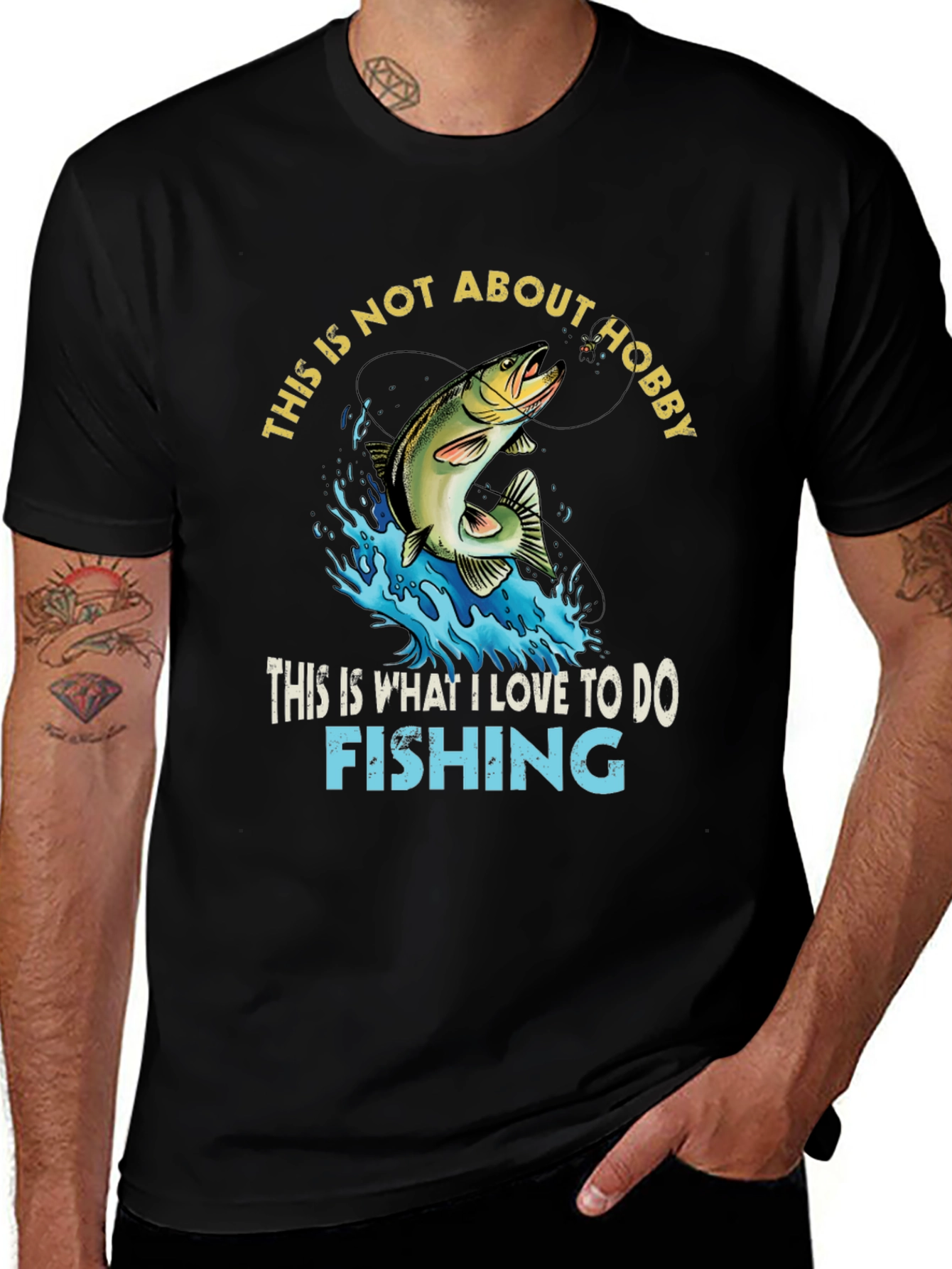 Fishing Hobby T-Shirt for Men