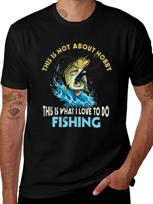Fishing Hobby T-Shirt for Men