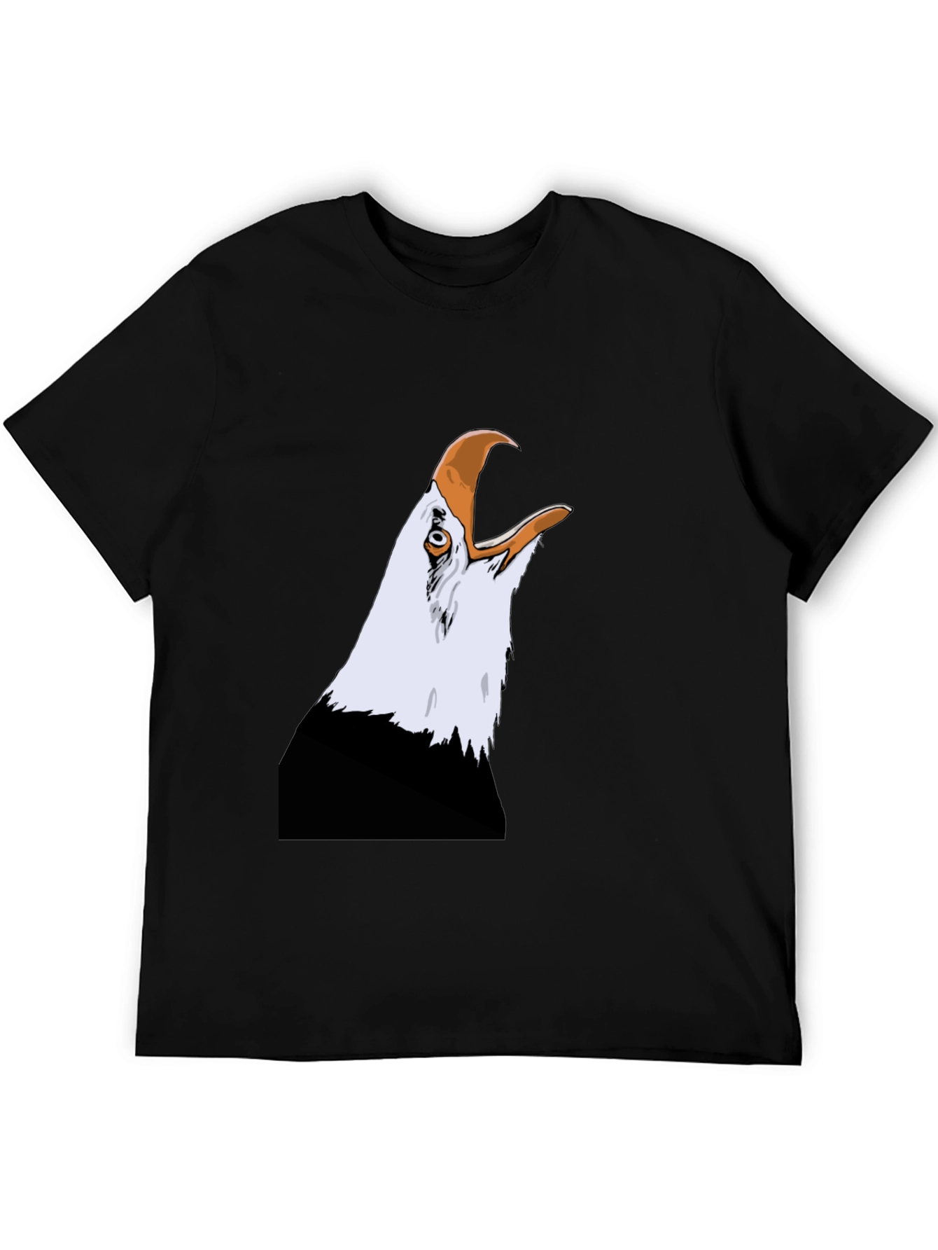 Bald Eagle Graphic Tee - Patriotic Black T-Shirt