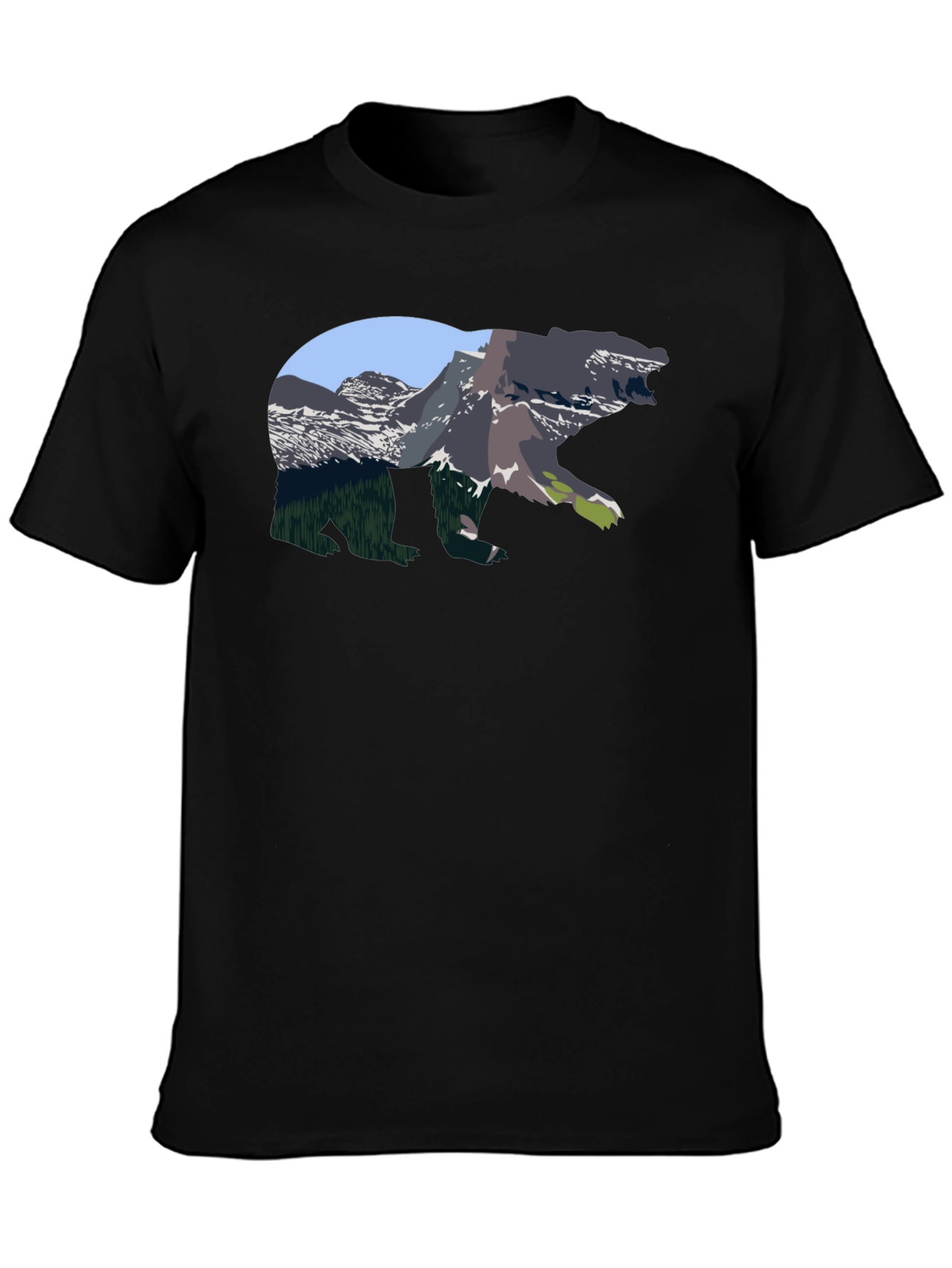 Bear Mountain Graphic T-Shirt - Nature Inspired Tee
