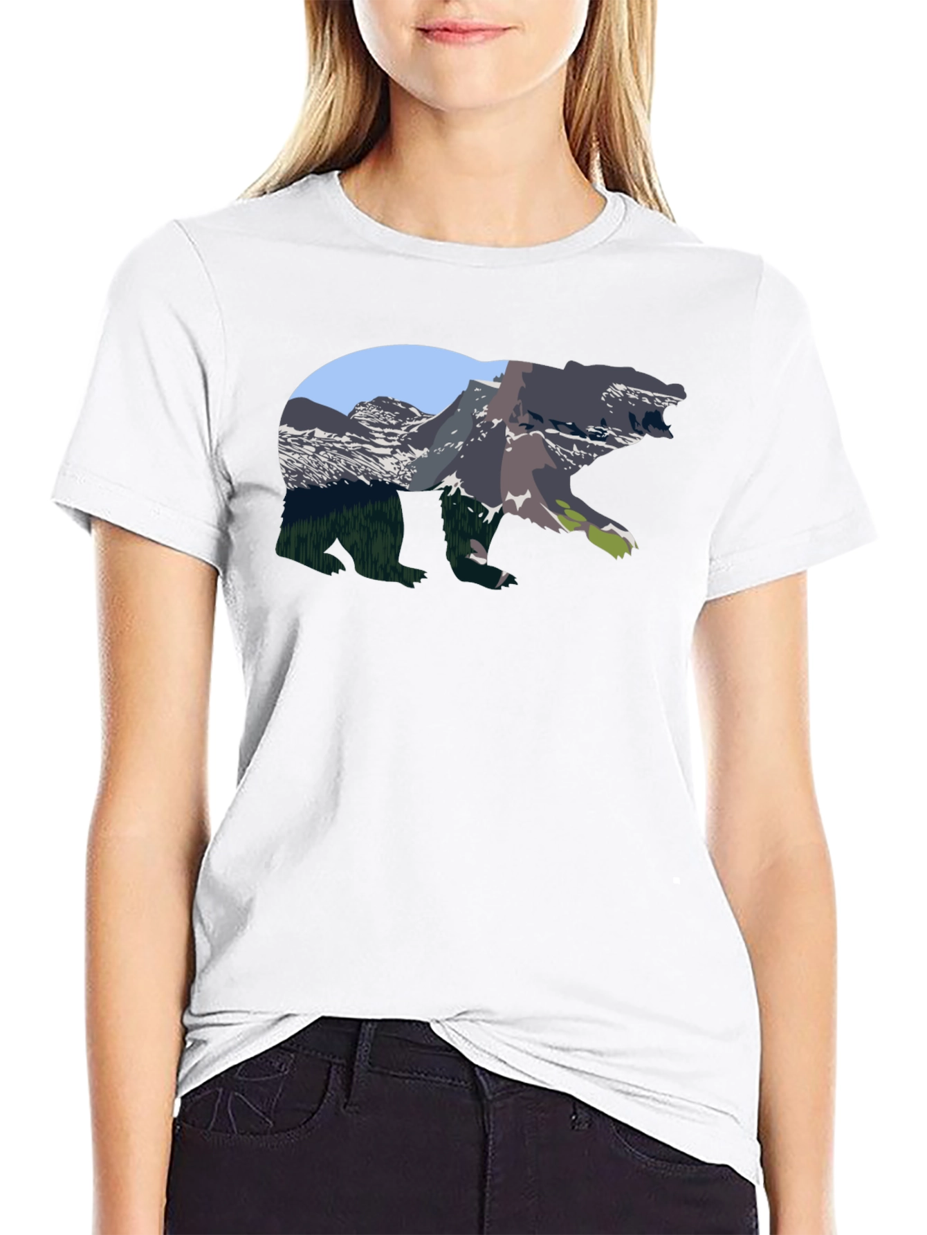 Bear Mountain Graphic T-Shirt - Nature Inspired Tee