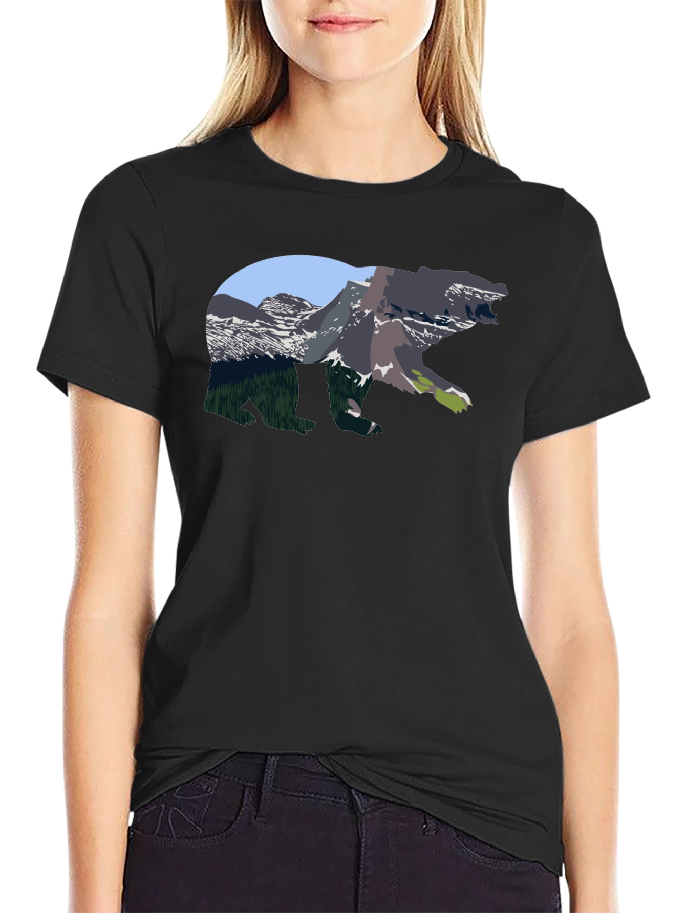 Bear Mountain Graphic T-Shirt - Nature Inspired Tee