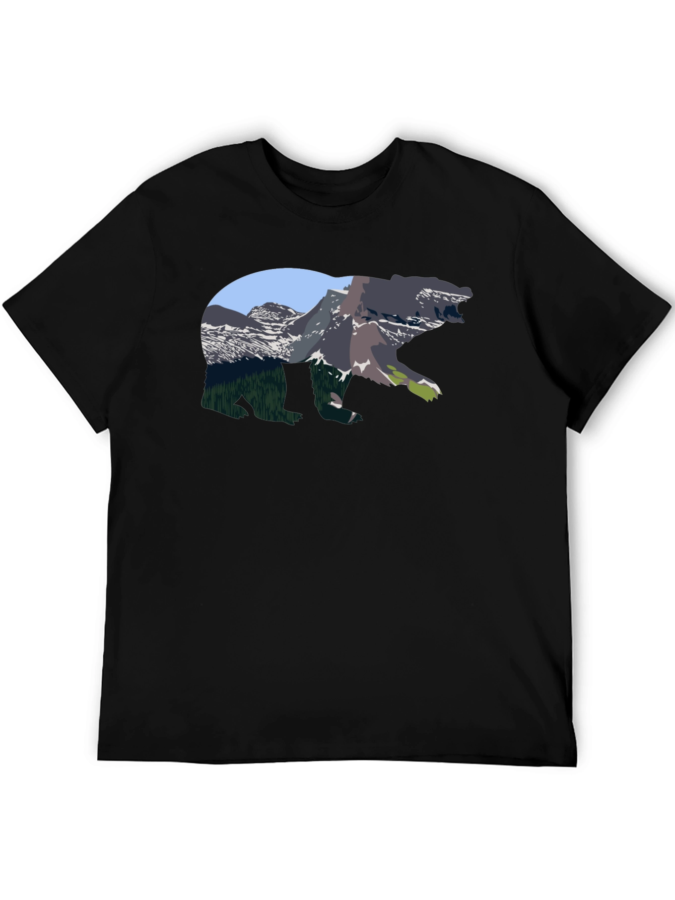Bear Mountain Graphic T-Shirt - Nature Inspired Tee