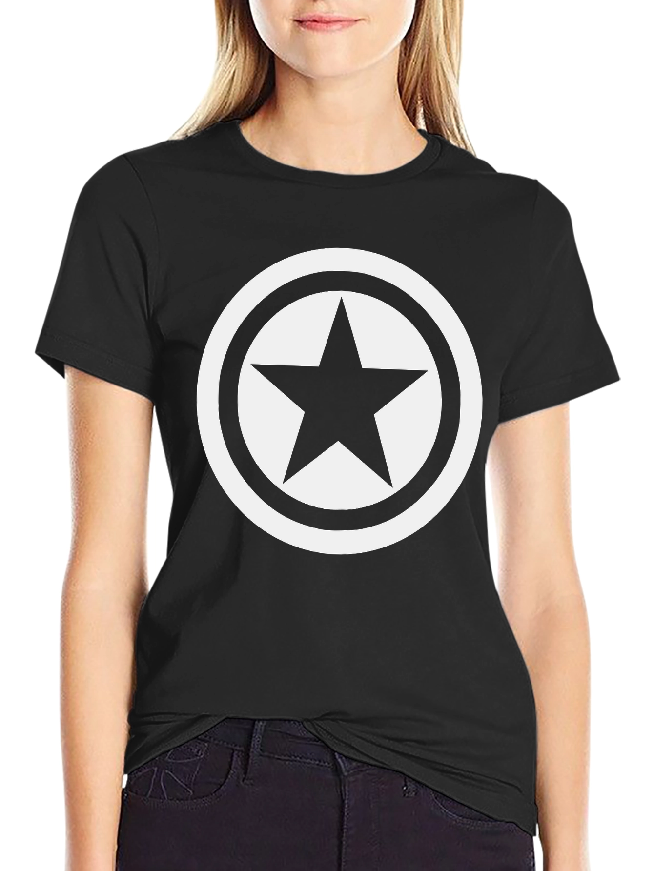 Star Graphic Black T-Shirt