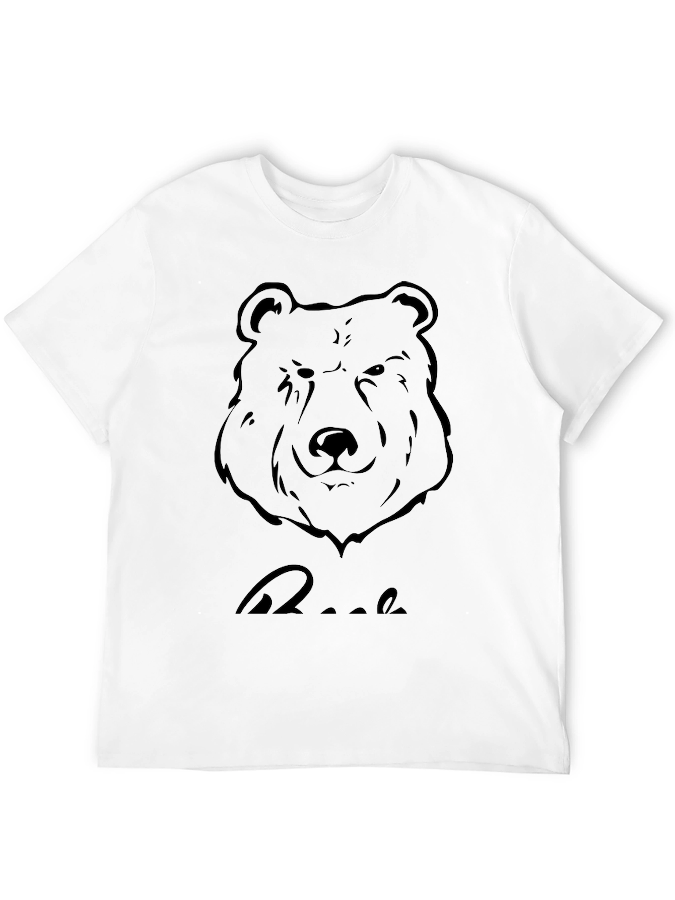 Black Bear Graphic Tee - Stylish Mens T-Shirt