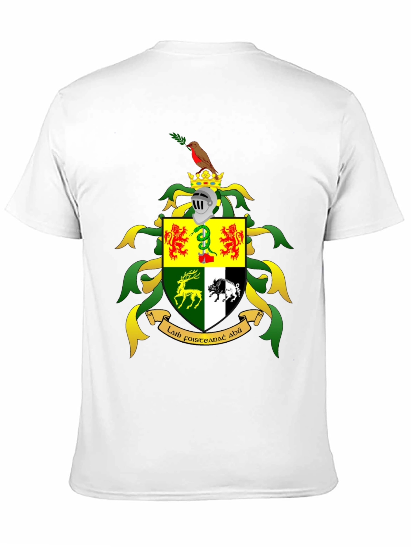 Heraldic Crest Black T-Shirt