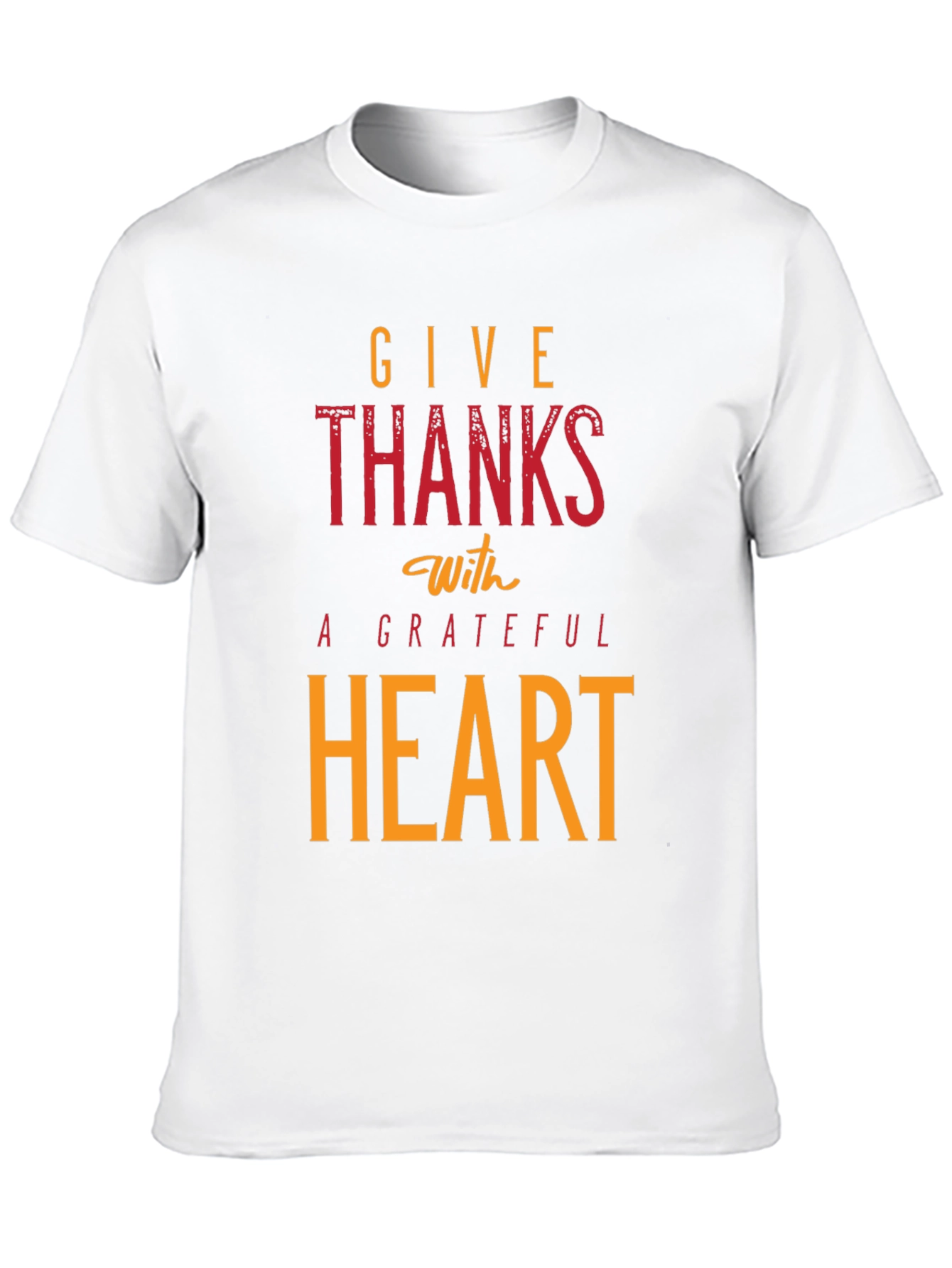 Give Thanks With A Grateful Heart Black T-Shirt