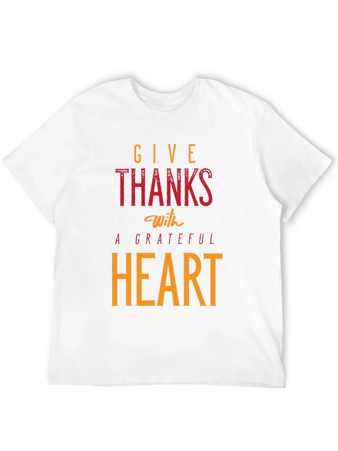 Give Thanks With A Grateful Heart Black T-Shirt