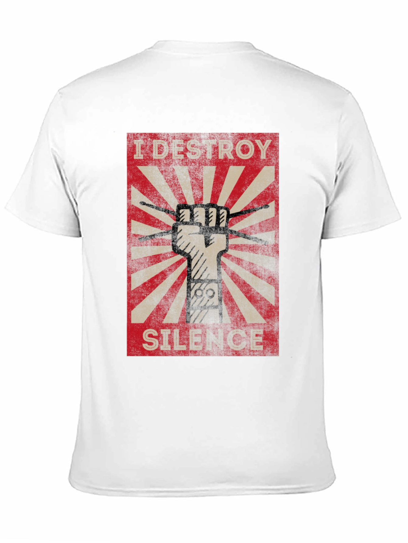 I Destroy Silence T-Shirt - Drummer Tee