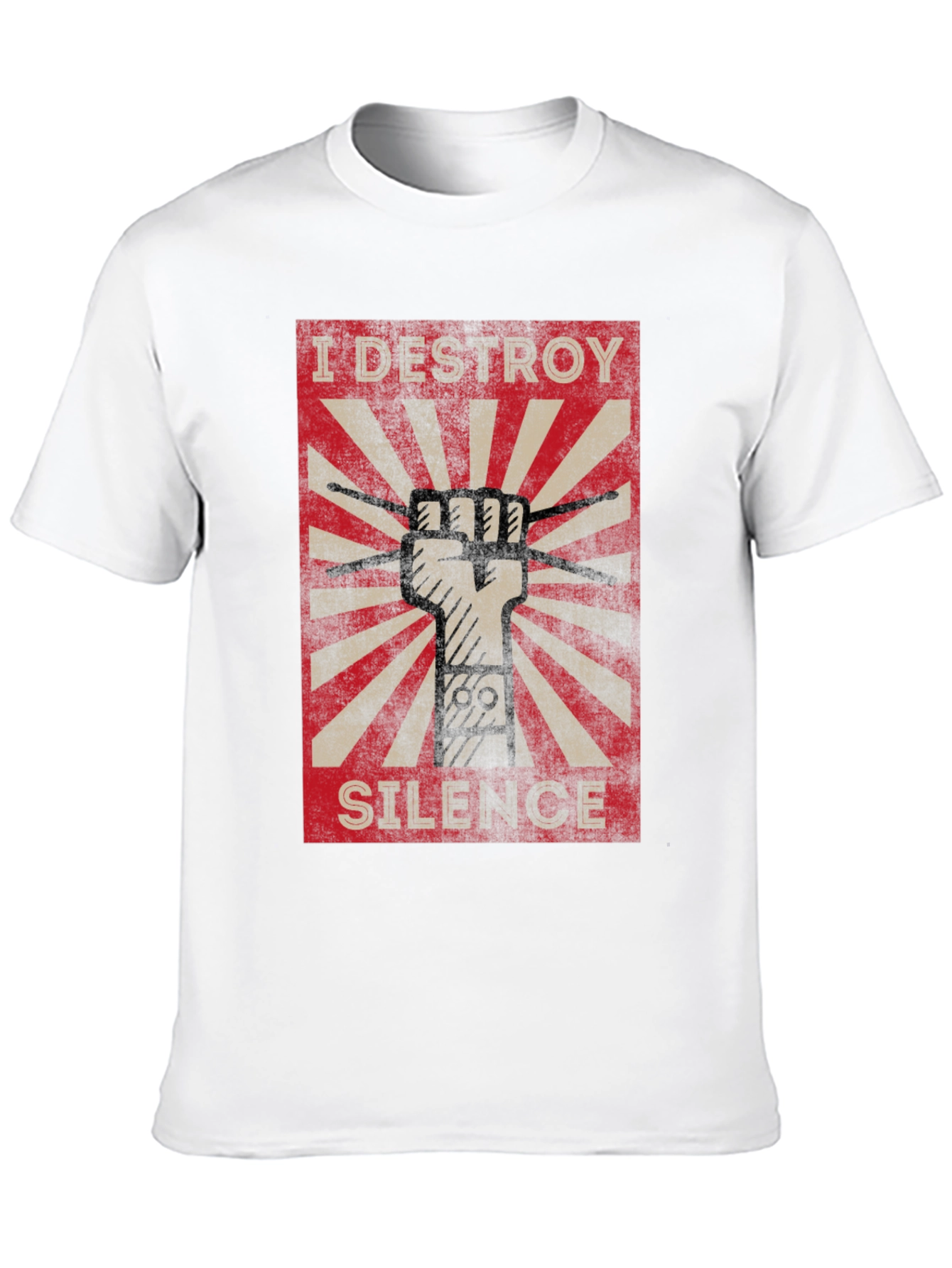 I Destroy Silence T-Shirt - Drummer Tee