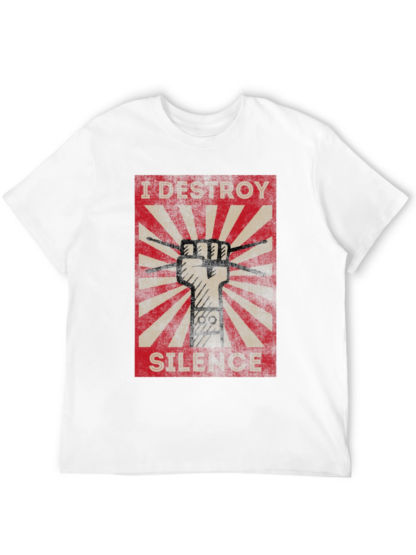 I Destroy Silence T-Shirt - Drummer Tee