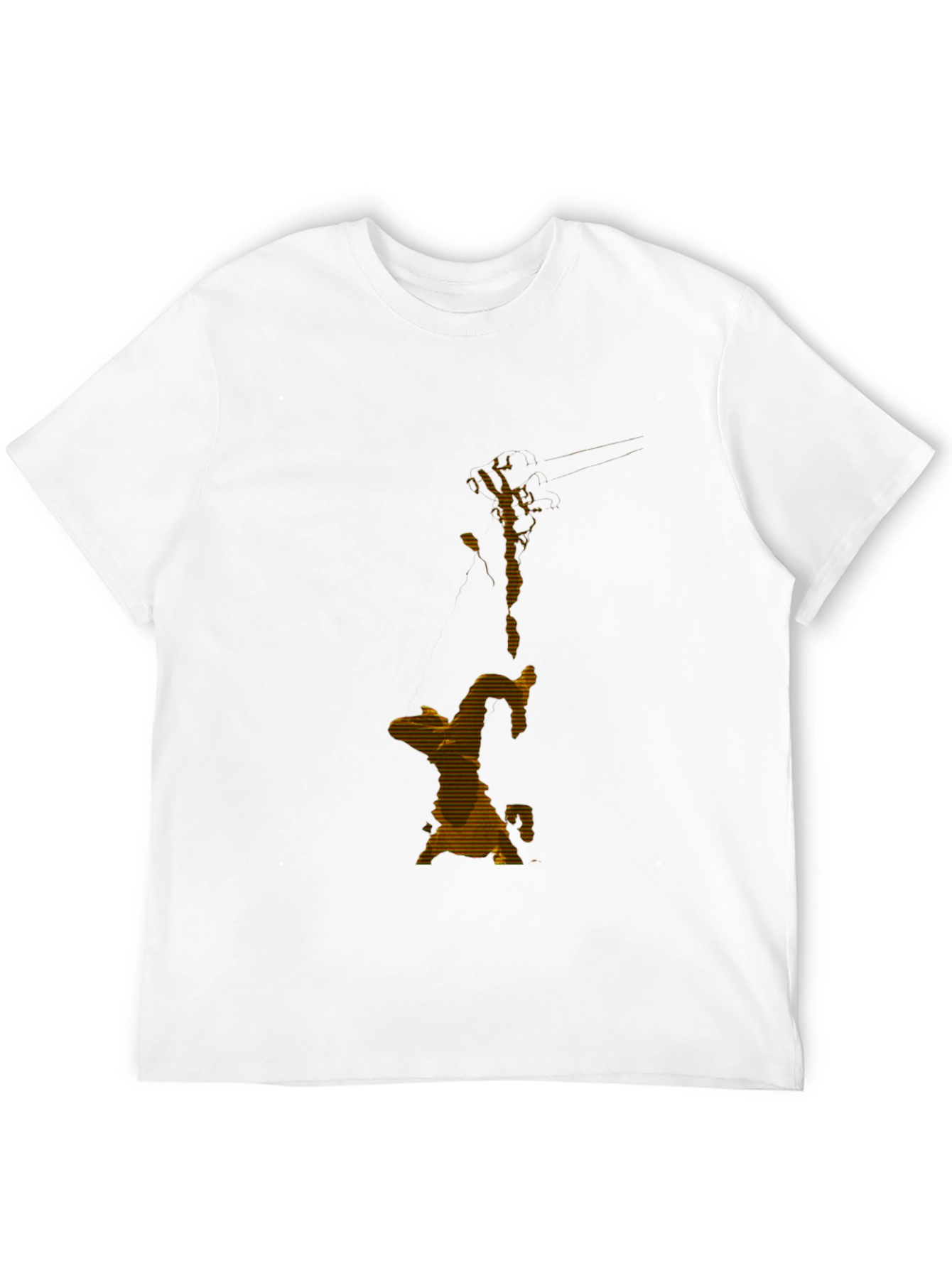 Abstract Art Black T-Shirt