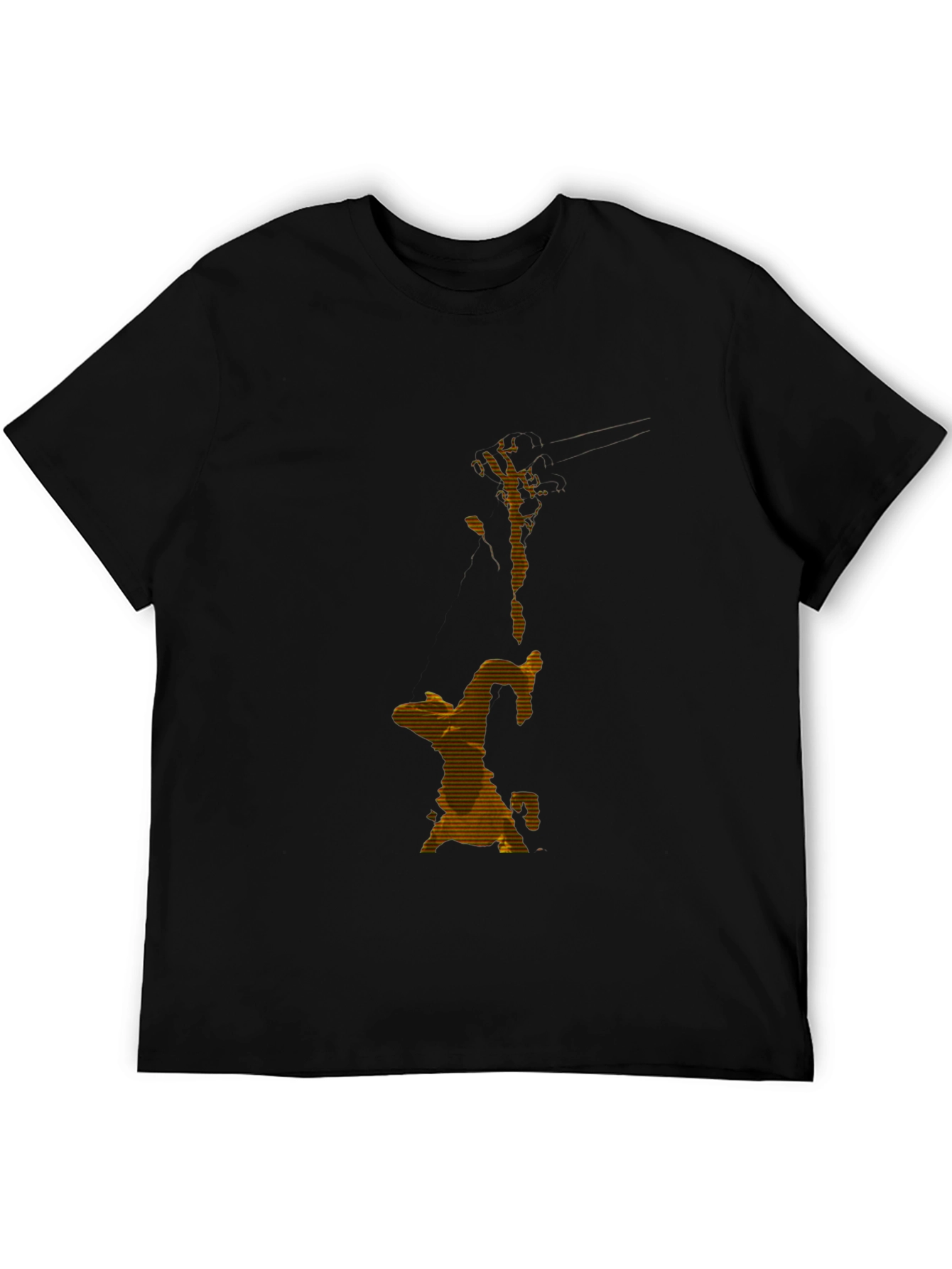 Abstract Art Black T-Shirt