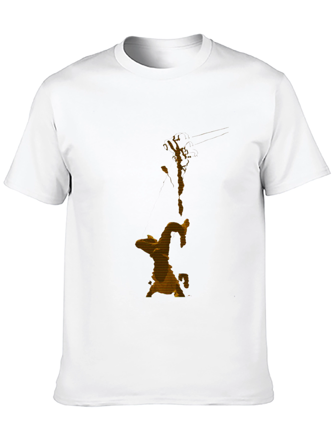 Abstract Art Black T-Shirt
