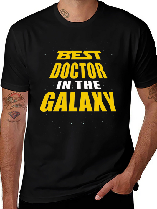 Best Doctor in the Galaxy Black T-Shirt