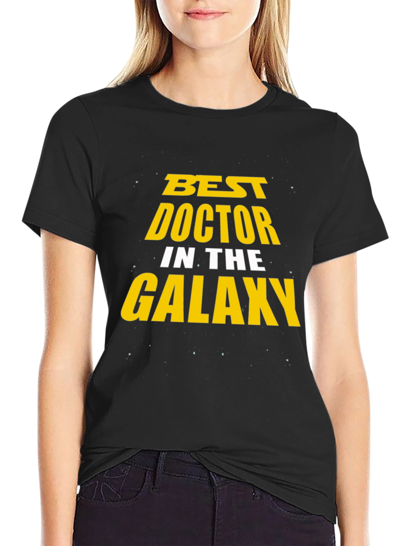 Best Doctor in the Galaxy Black T-Shirt