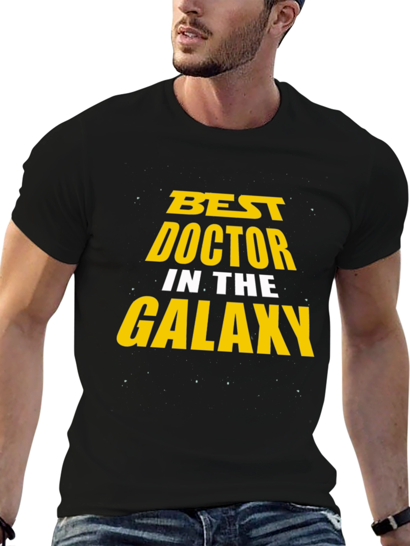 Best Doctor in the Galaxy Black T-Shirt