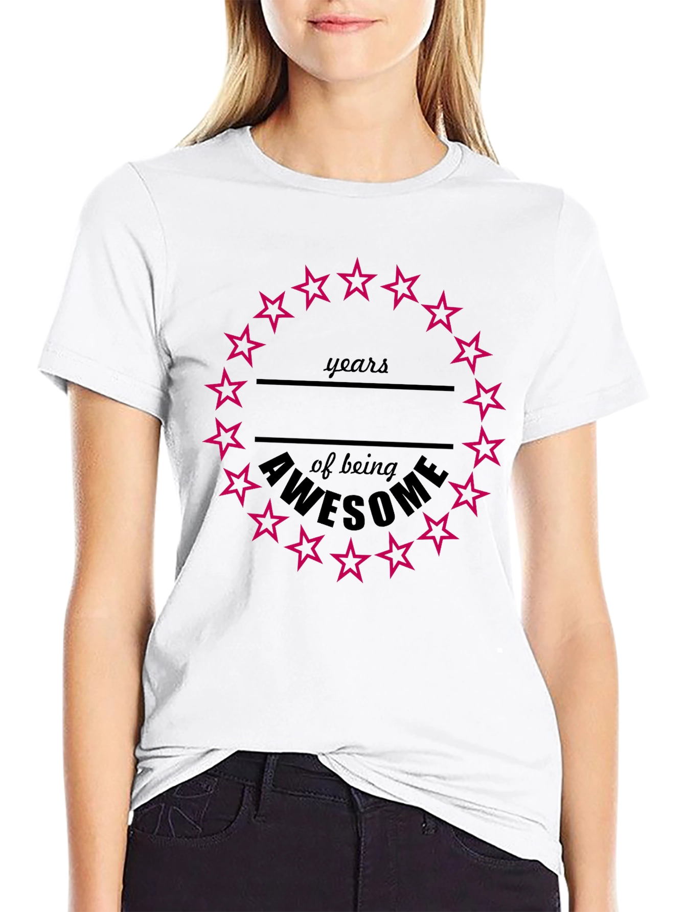 Awesome Years Birthday Star T-Shirt