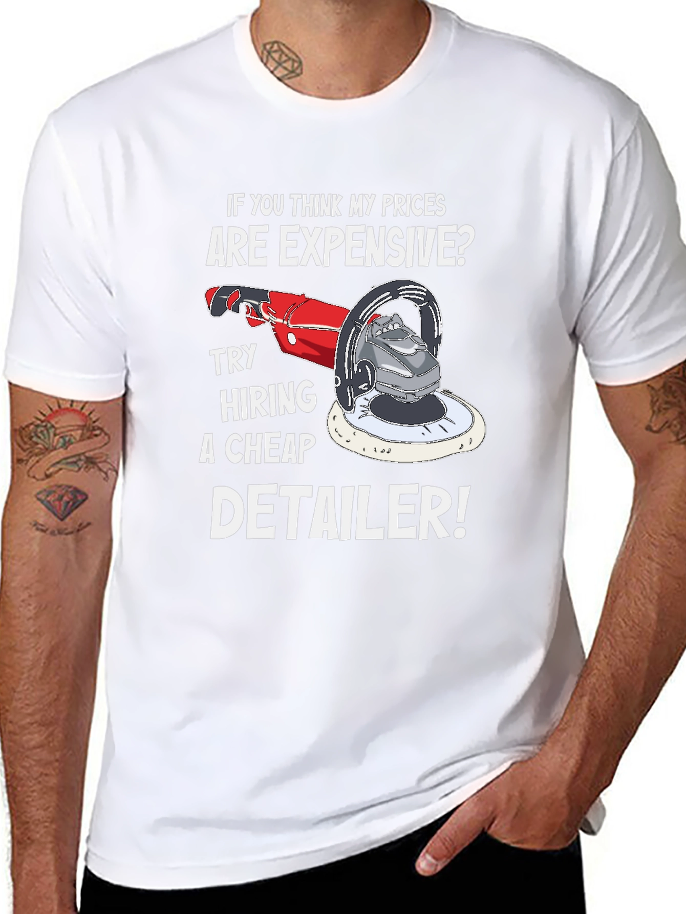 Detailer T-Shirt: Expensive Prices Cheap Detailer Funny Tee