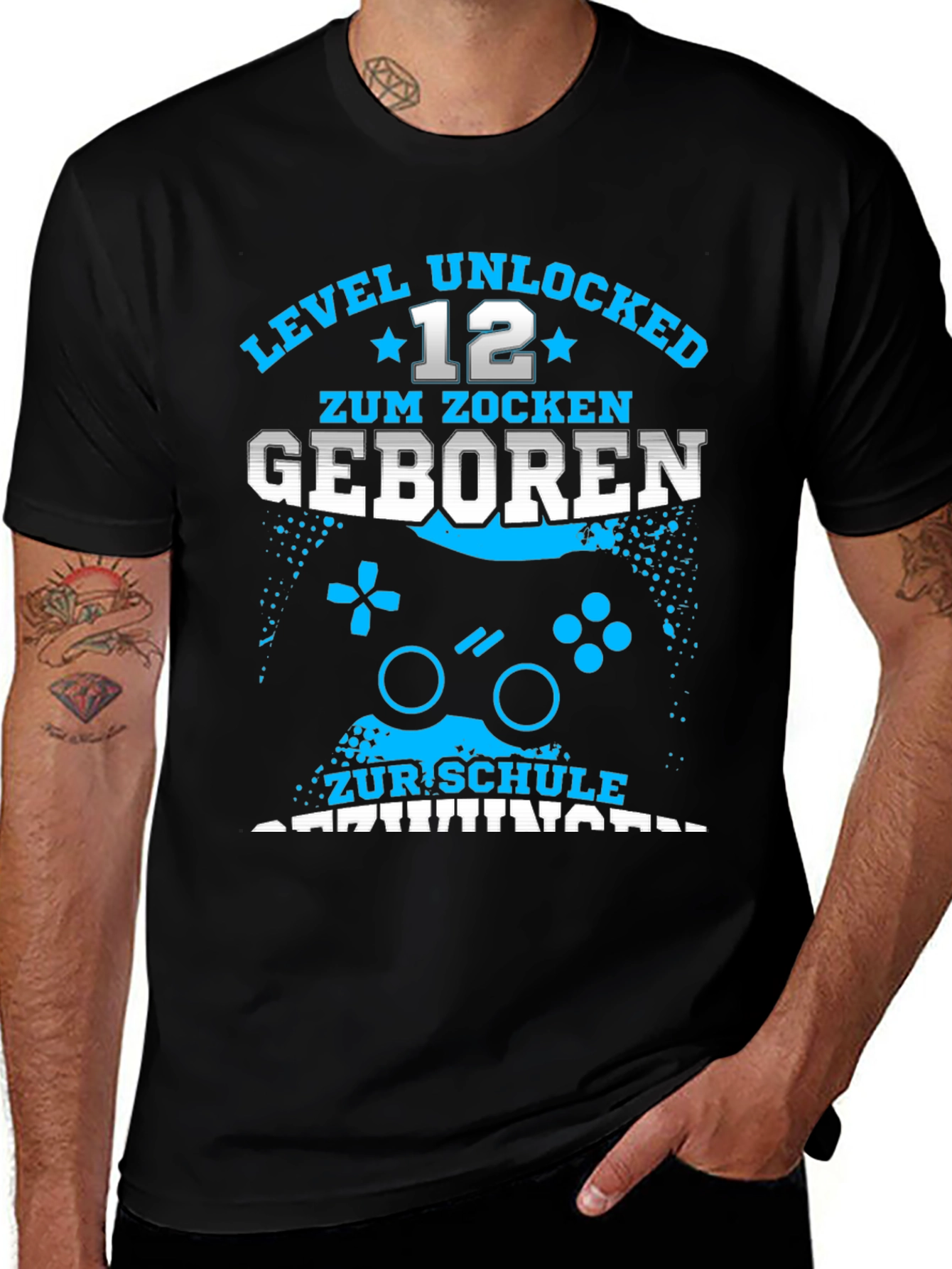 Level 12 Unlocked Gamer T-Shirt - Birthday Gift