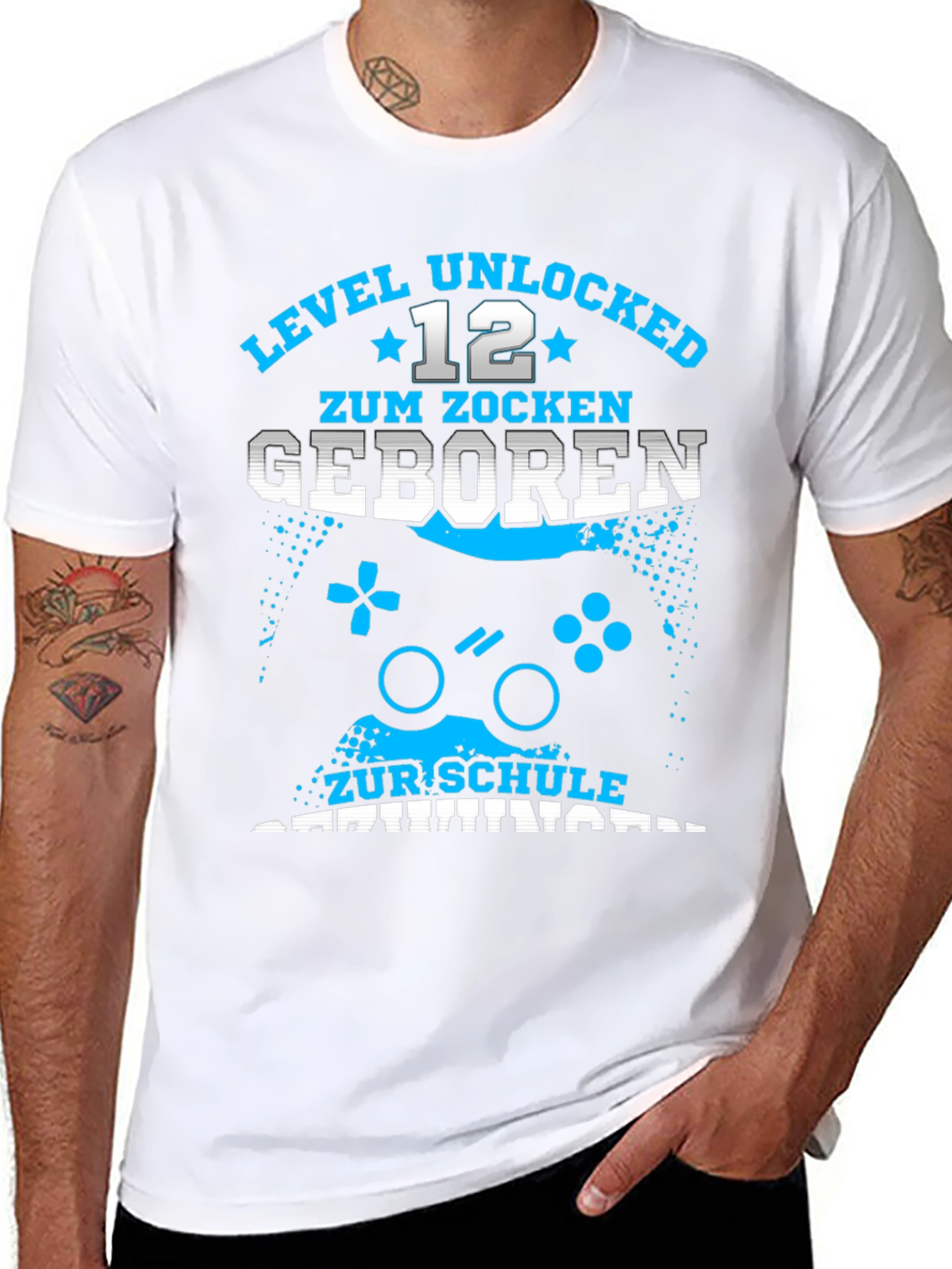 Level 12 Unlocked Gamer T-Shirt - Birthday Gift