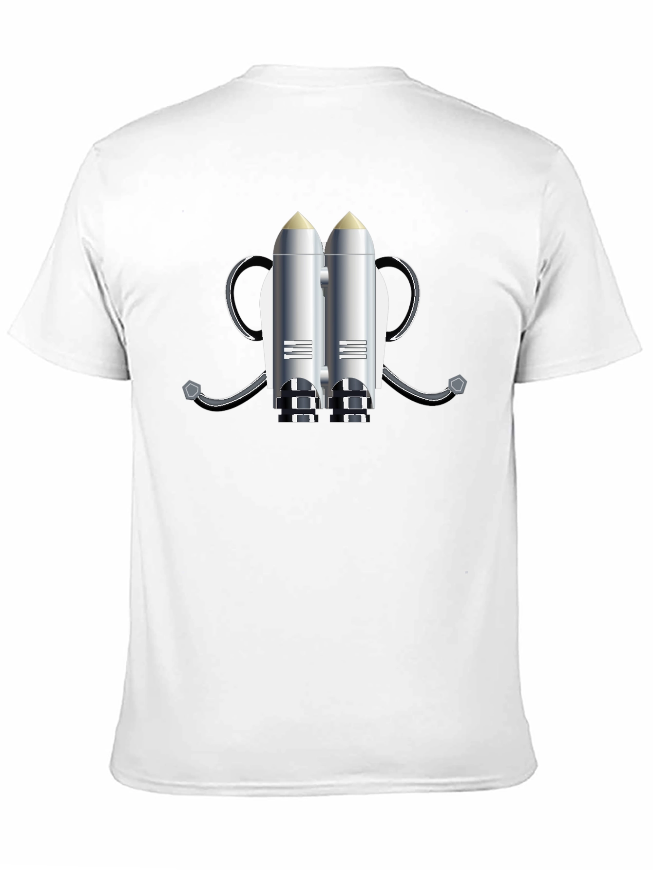 Jet Pack Graphic T-Shirt - Black