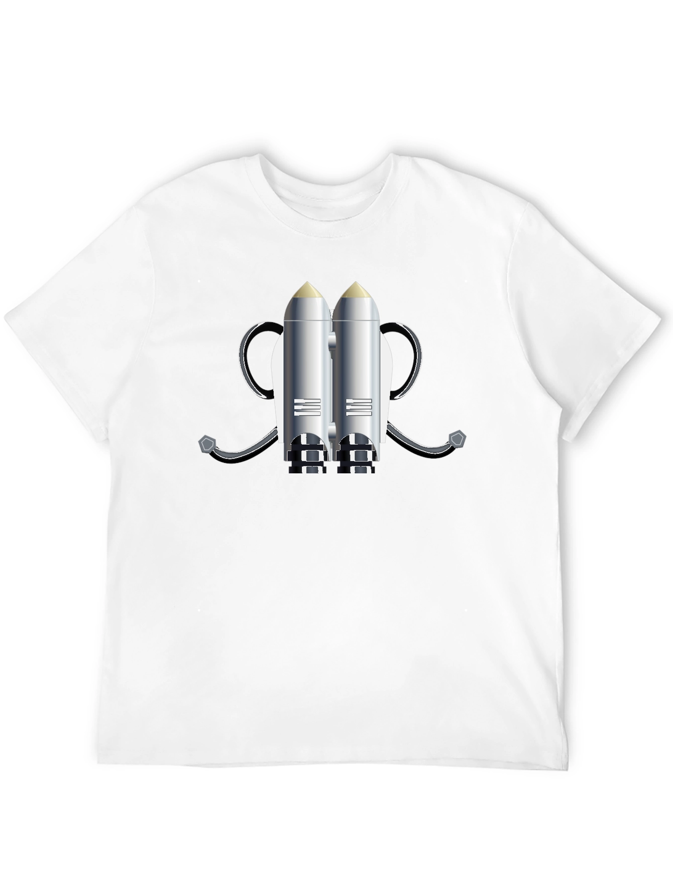 Jet Pack Graphic T-Shirt - Black