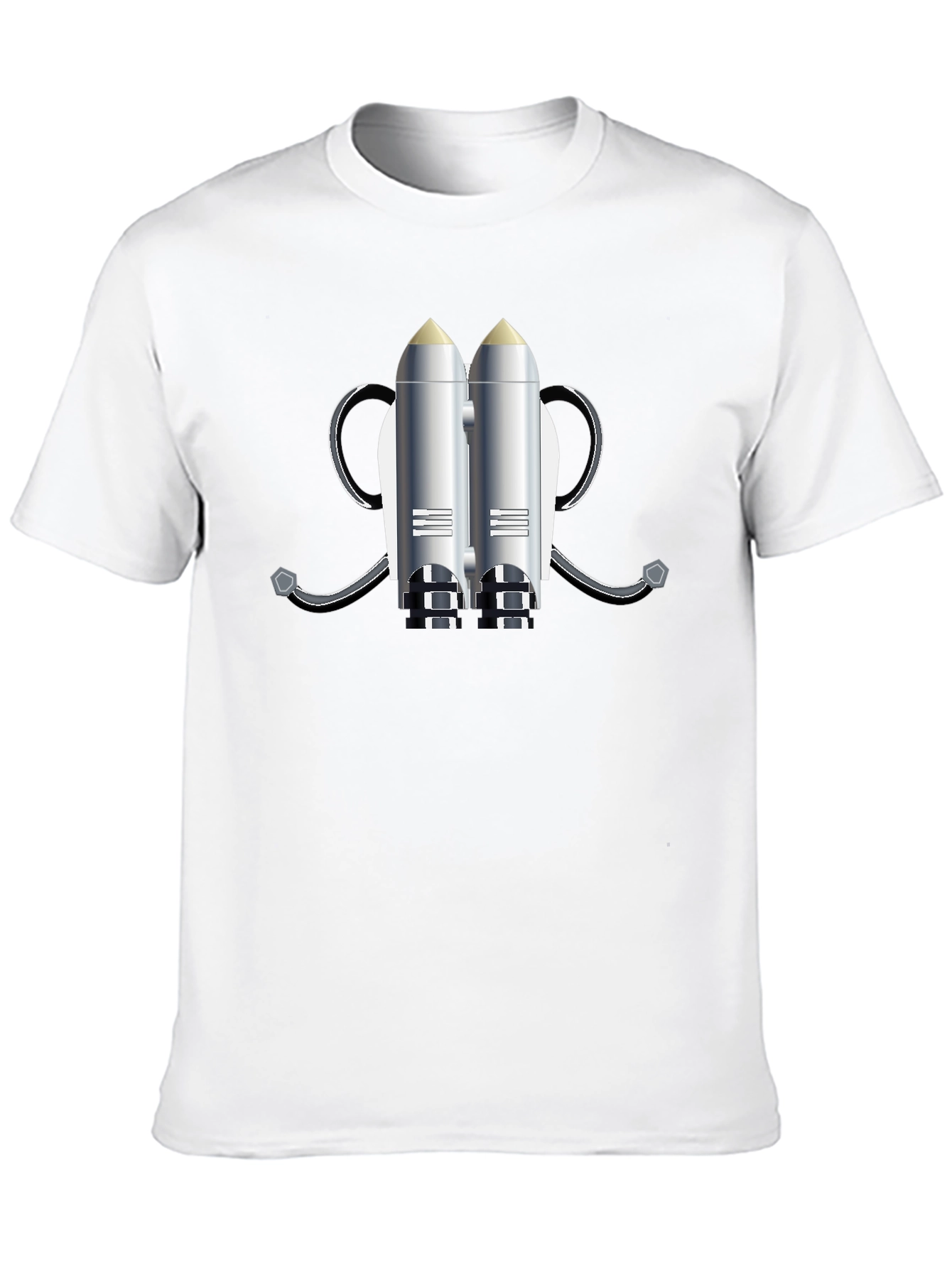 Jet Pack Graphic T-Shirt - Black