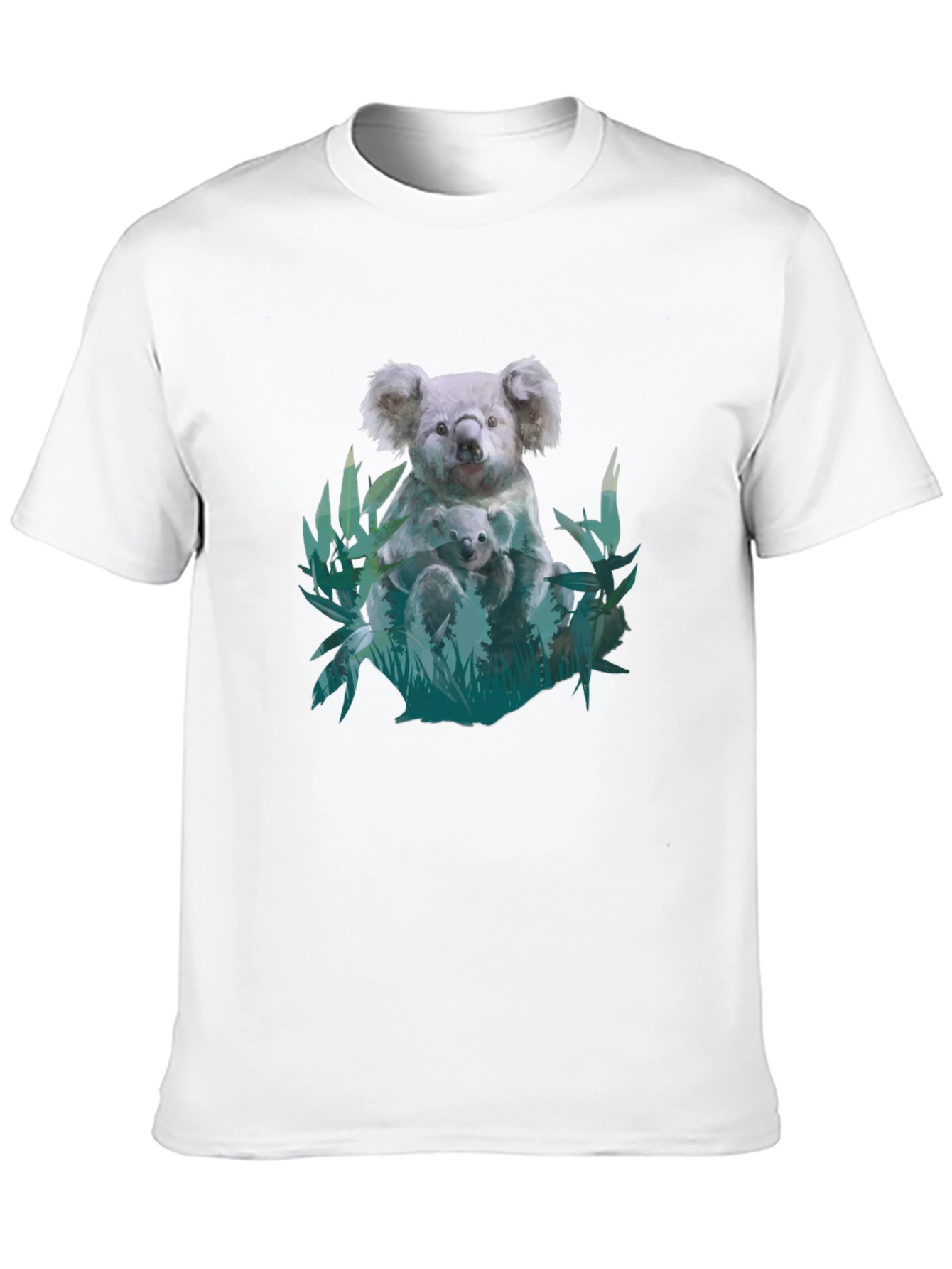 Koala and Baby Graphic Print Tee