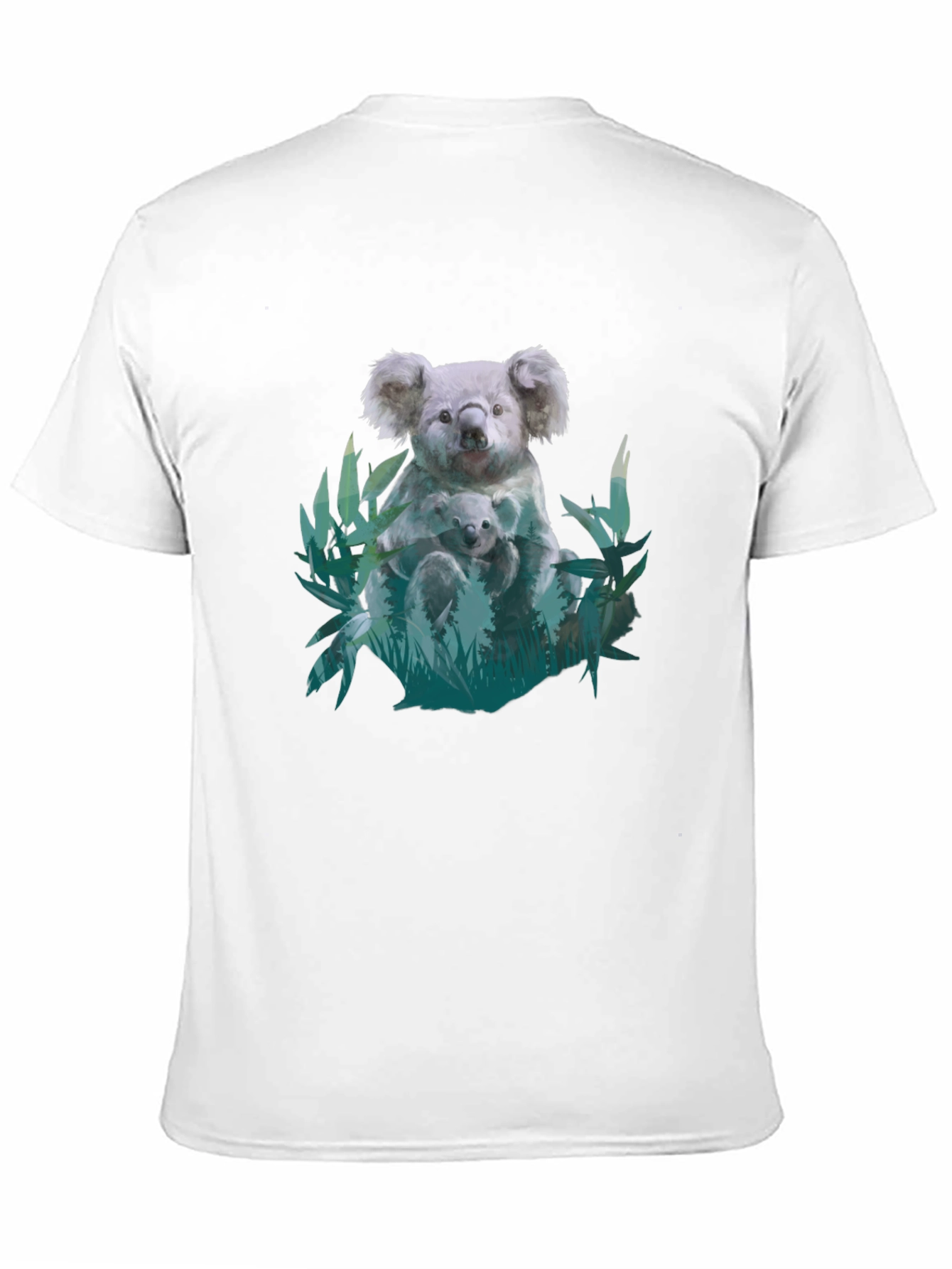 Koala and Baby Graphic Print Tee