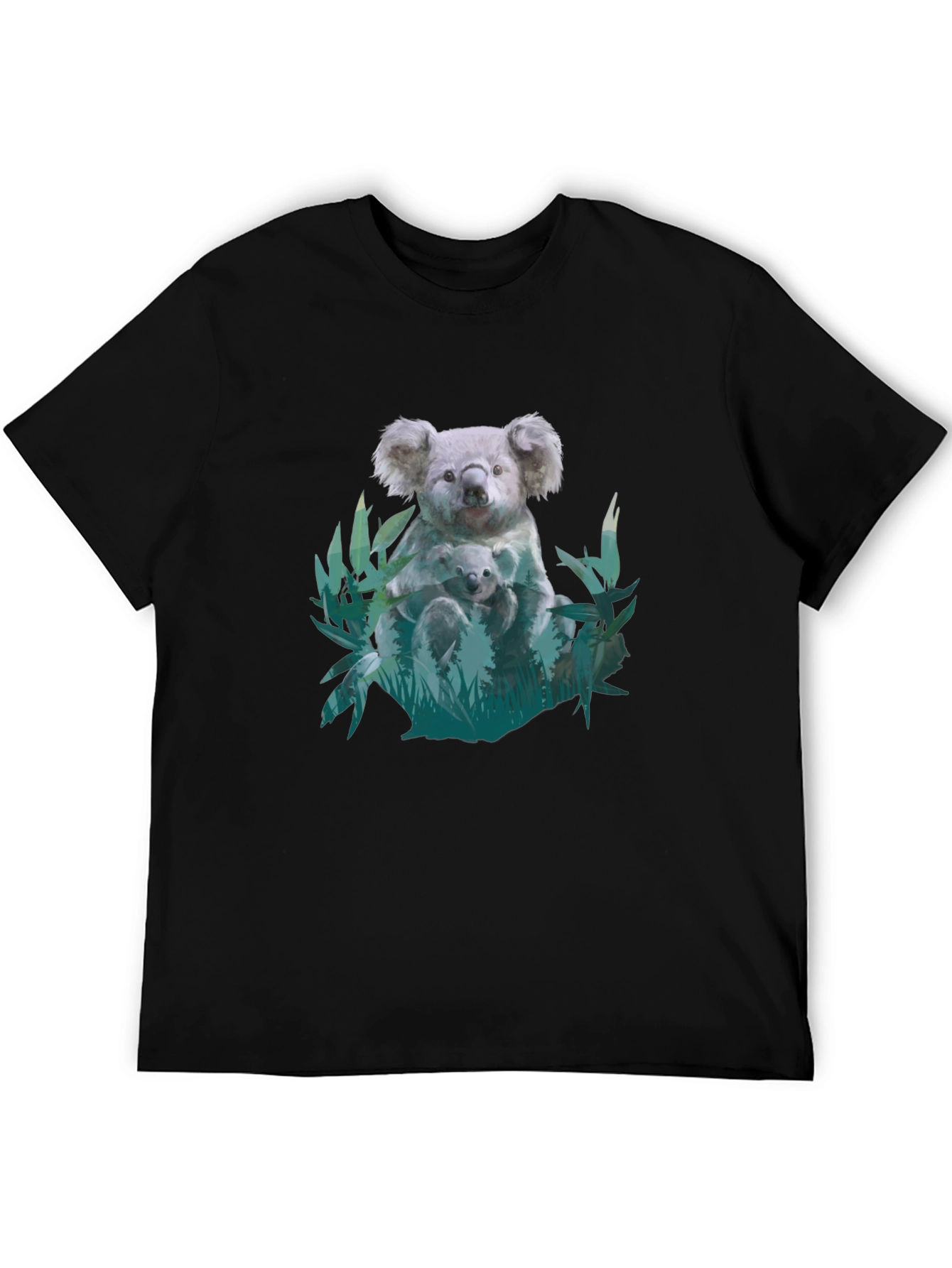 Koala and Baby Graphic Print Tee