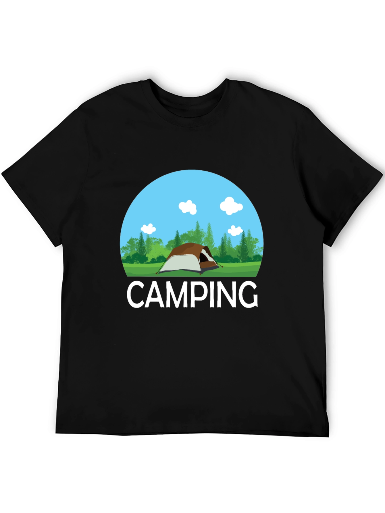 Camping Graphic Tee - Outdoor Adventure Shirt