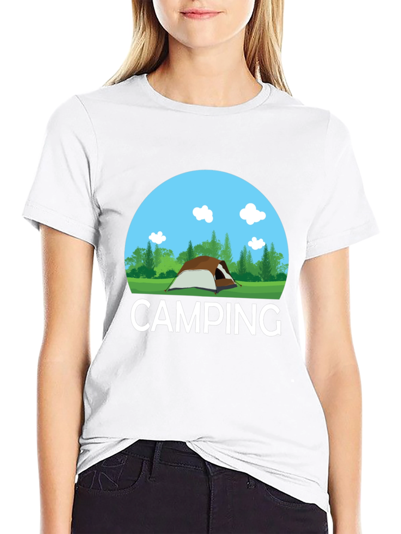 Camping Graphic Tee - Outdoor Adventure Shirt