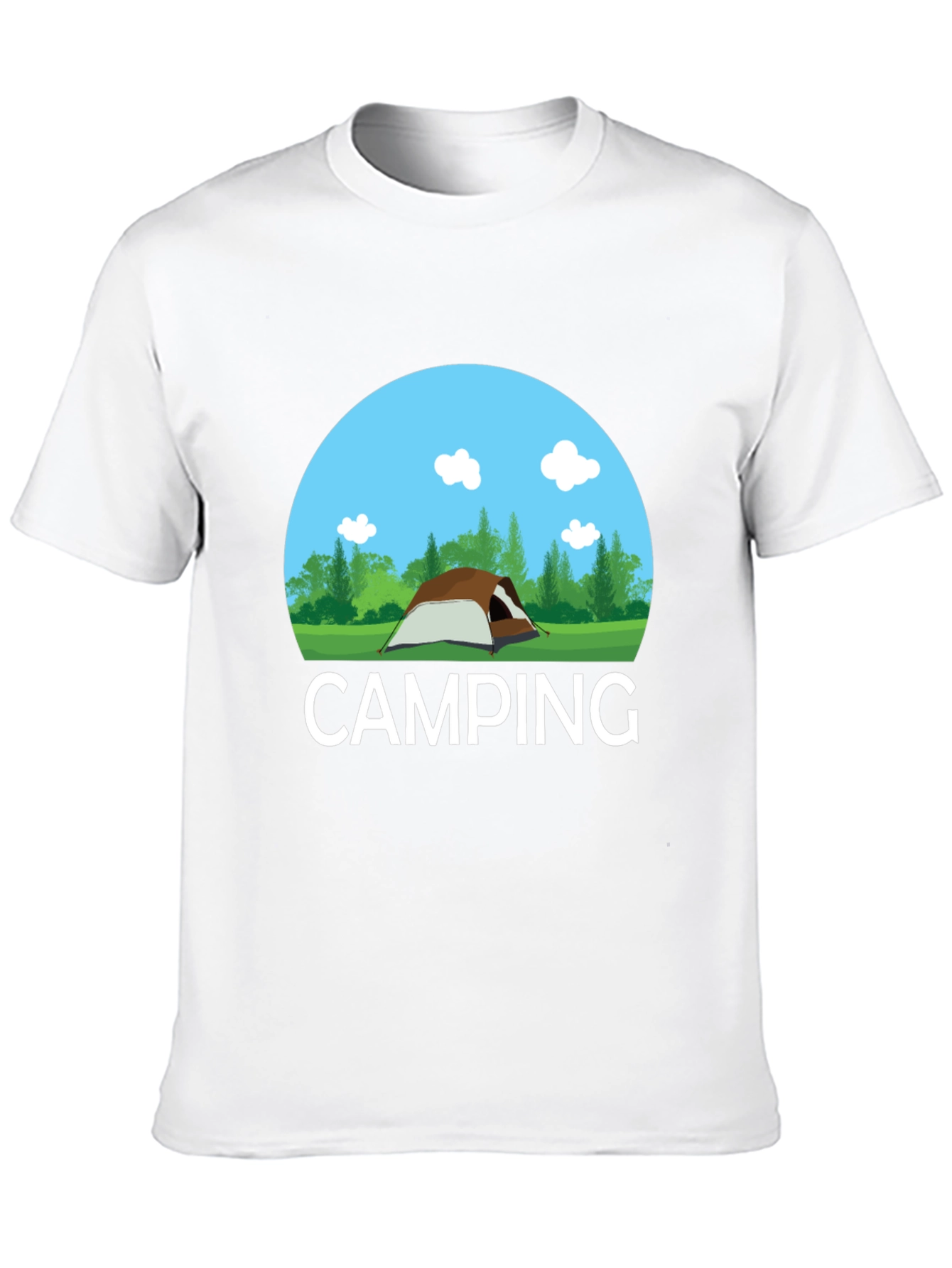 Camping Graphic Tee - Outdoor Adventure Shirt