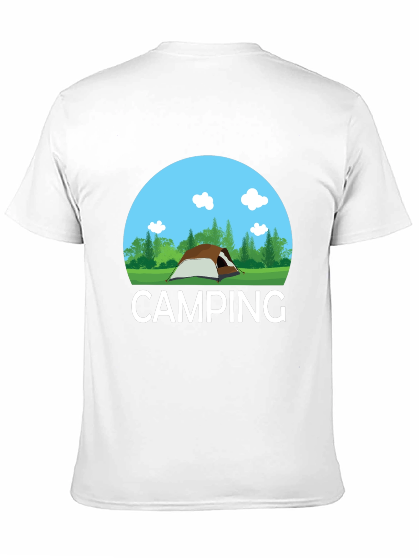 Camping Graphic Tee - Outdoor Adventure Shirt