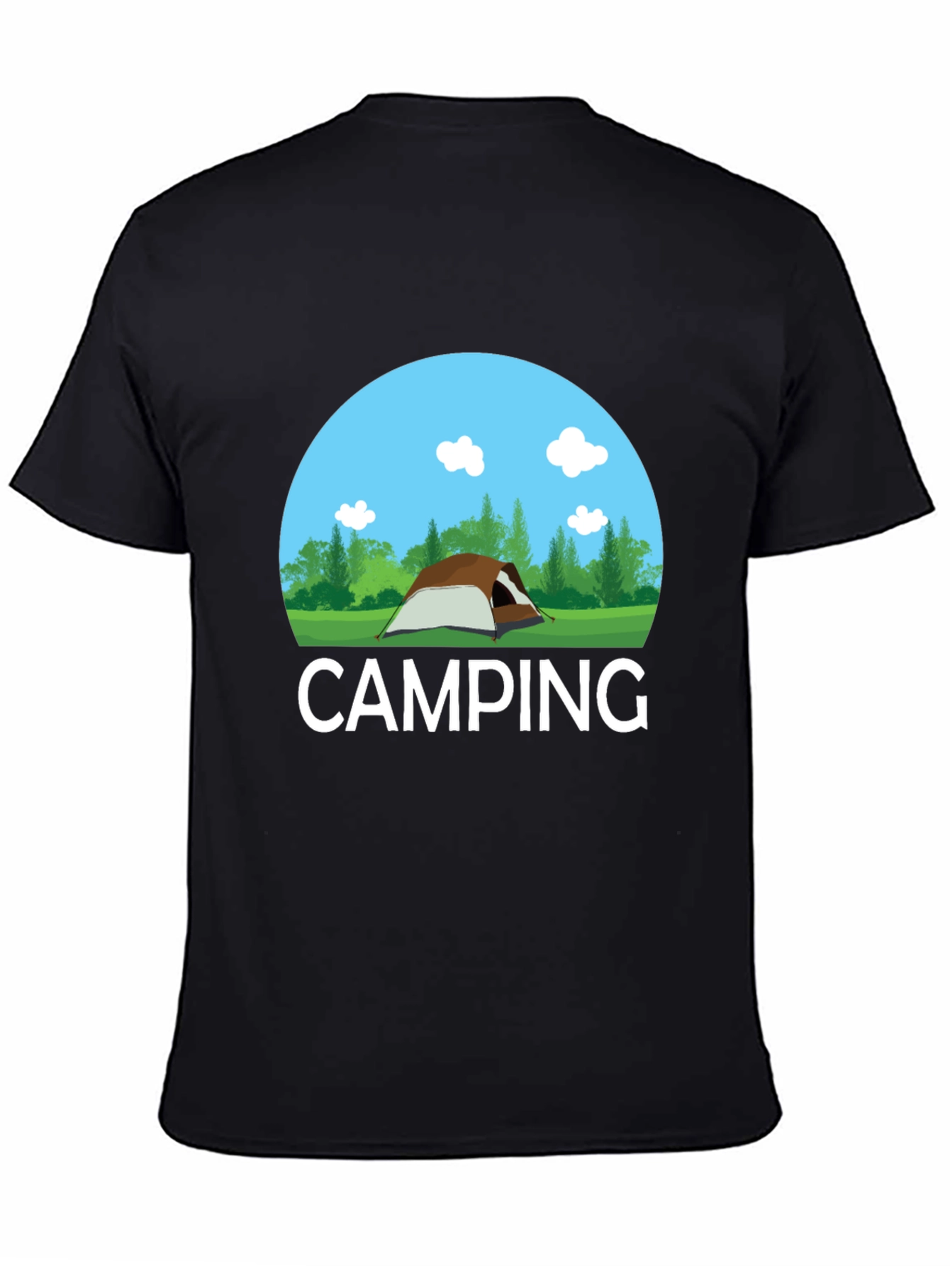 Camping Graphic Tee - Outdoor Adventure Shirt