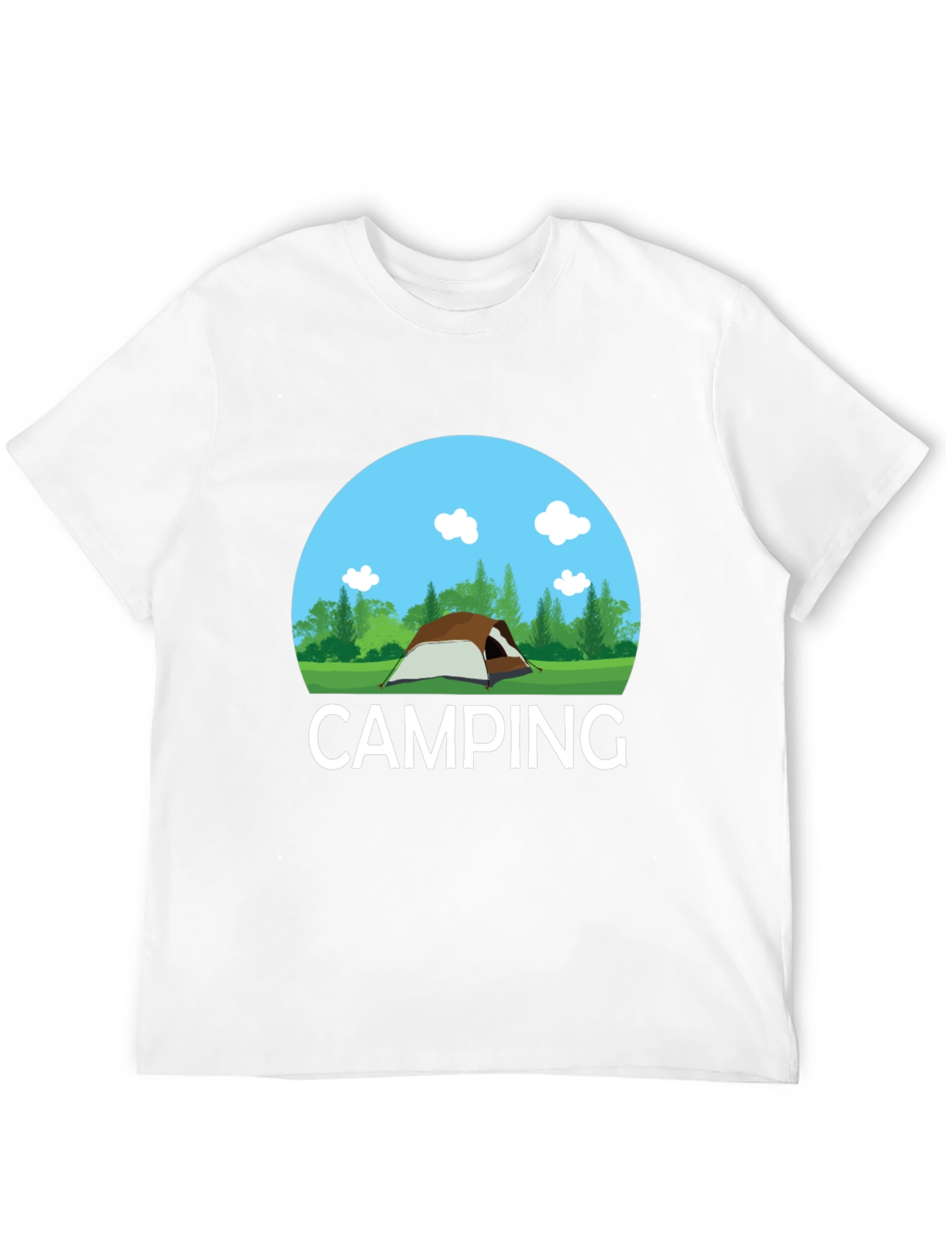 Camping Graphic Tee - Outdoor Adventure Shirt