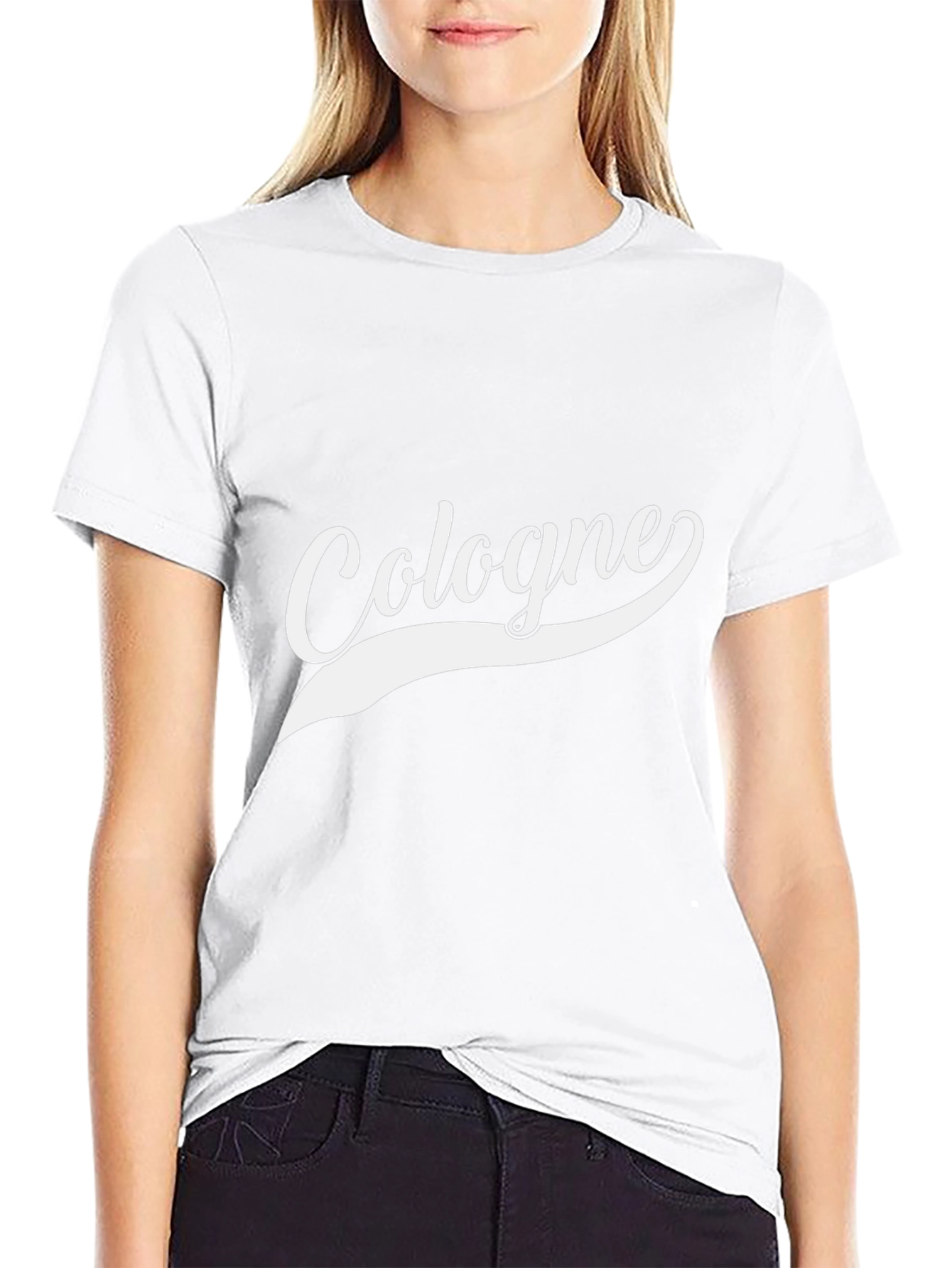 Cologne Script Black T-Shirt