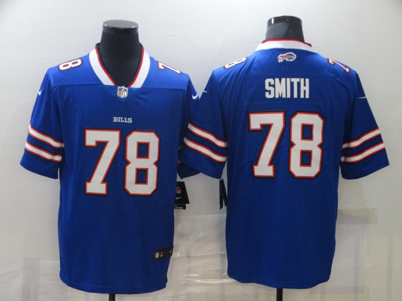 Men's Buffalo Bills Bruce Smith #78 Blue Game Player Jerseys