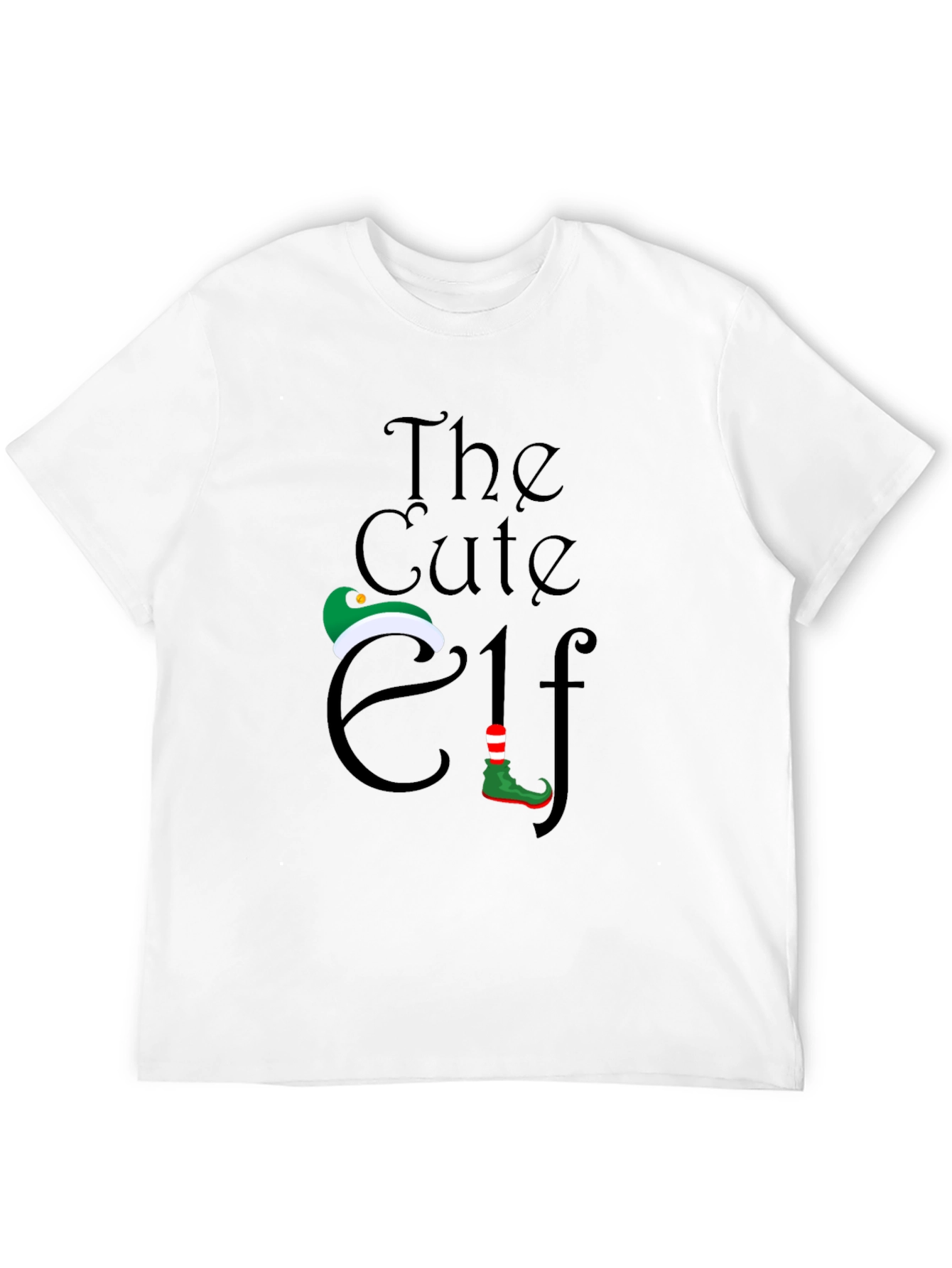 Cute Elf T-Shirt - Holiday Festive Apparel