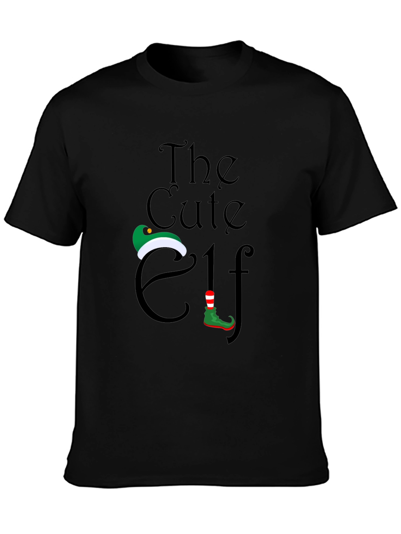 Cute Elf T-Shirt - Holiday Festive Apparel