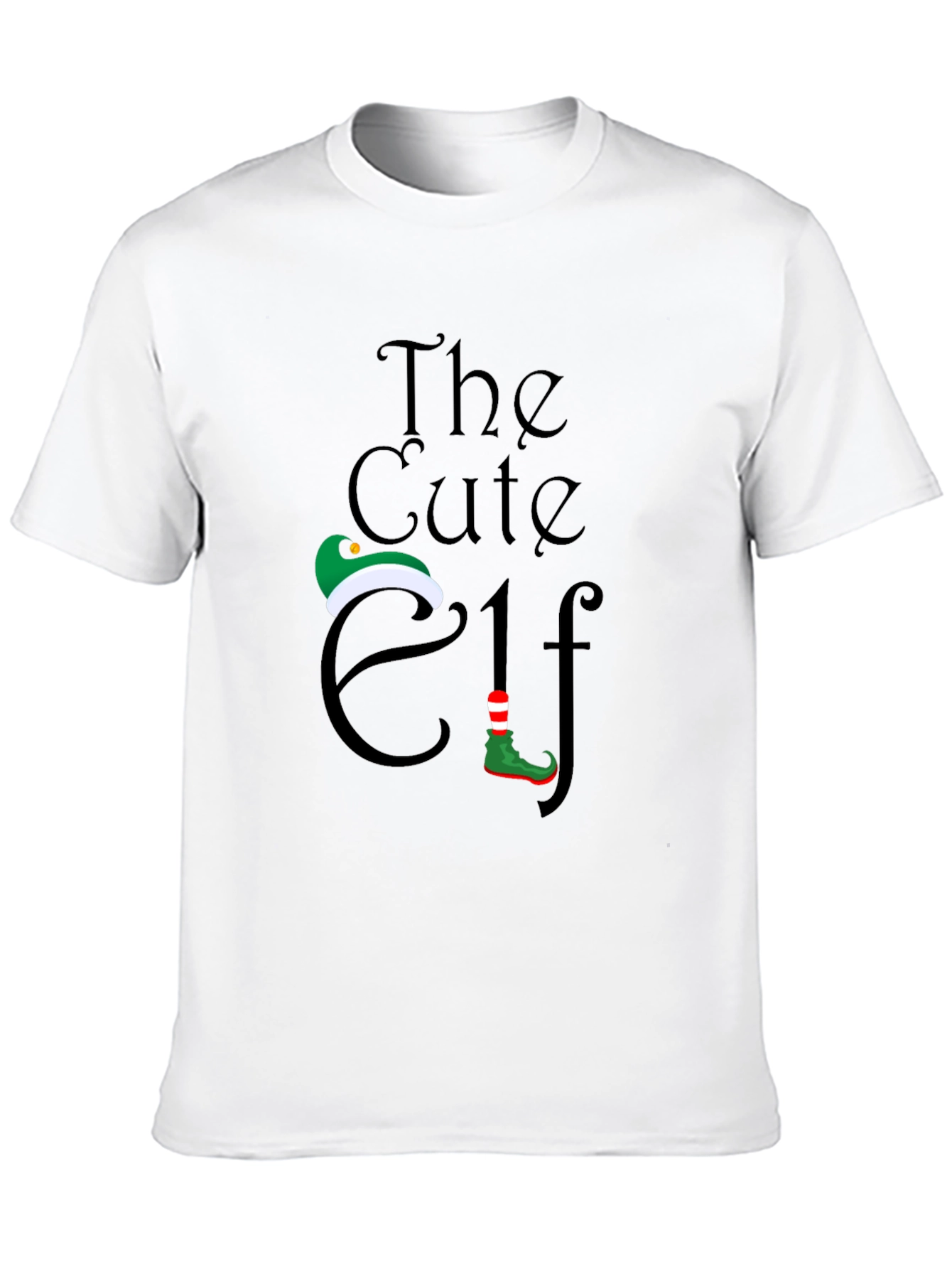 Cute Elf T-Shirt - Holiday Festive Apparel