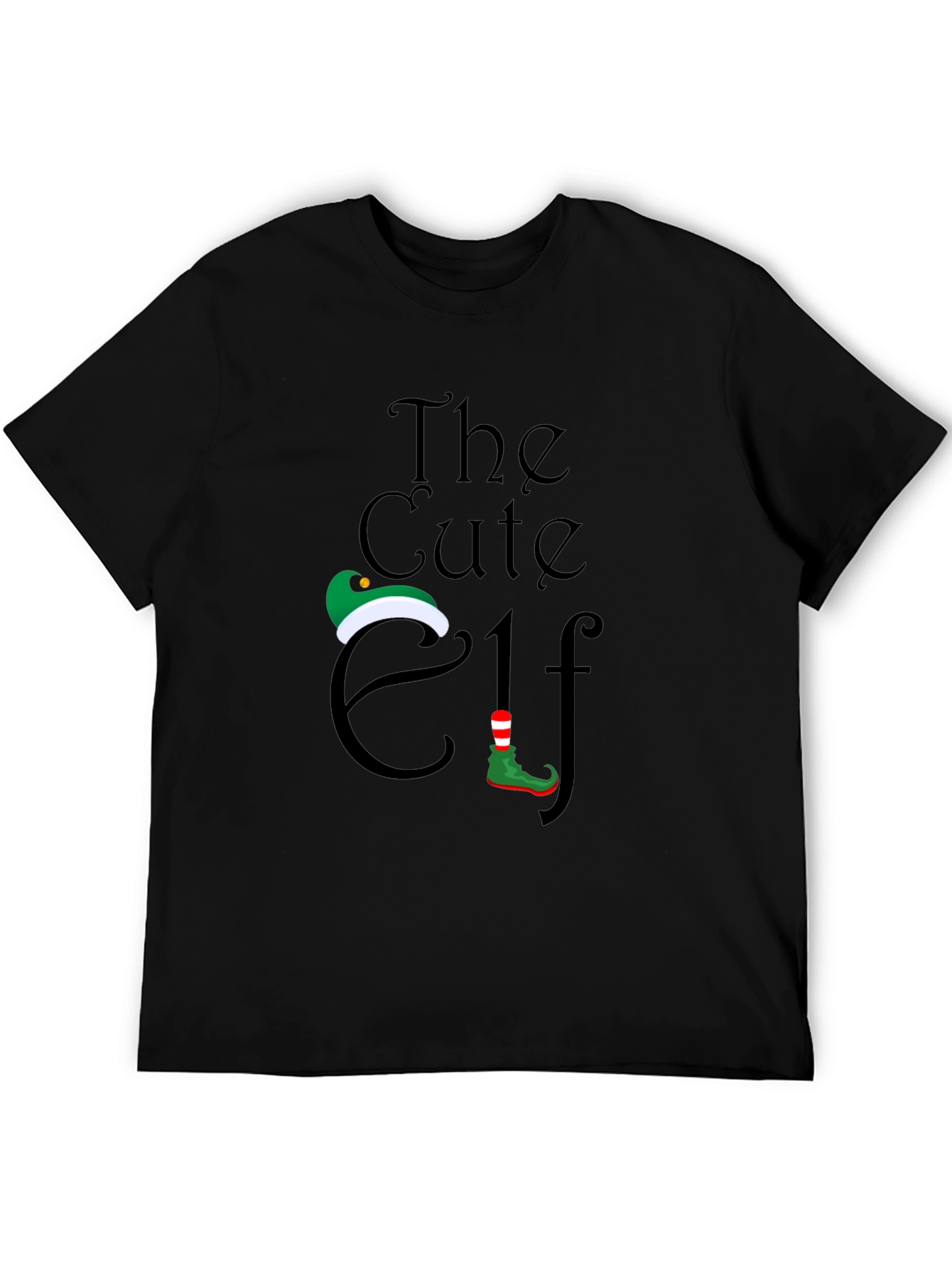 Cute Elf T-Shirt - Holiday Festive Apparel