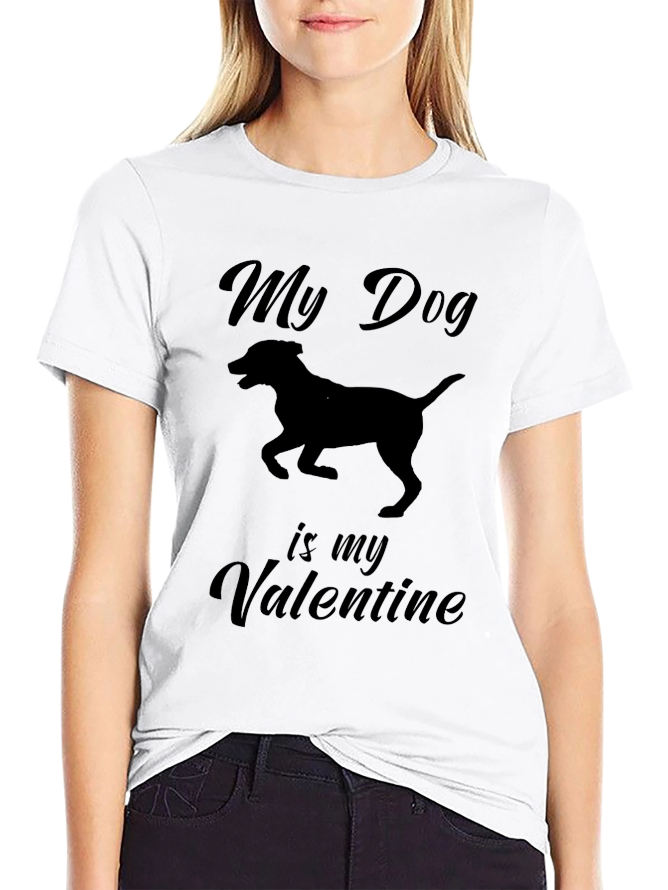 My Dog is My Valentine T-Shirt