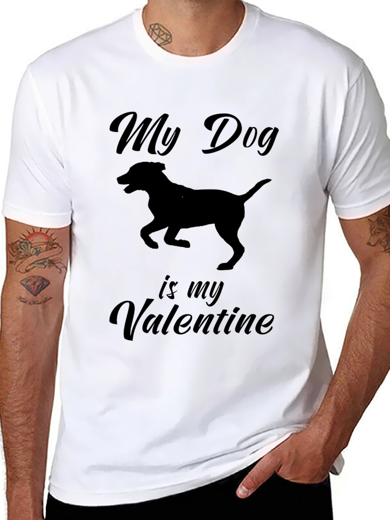 My Dog is My Valentine T-Shirt