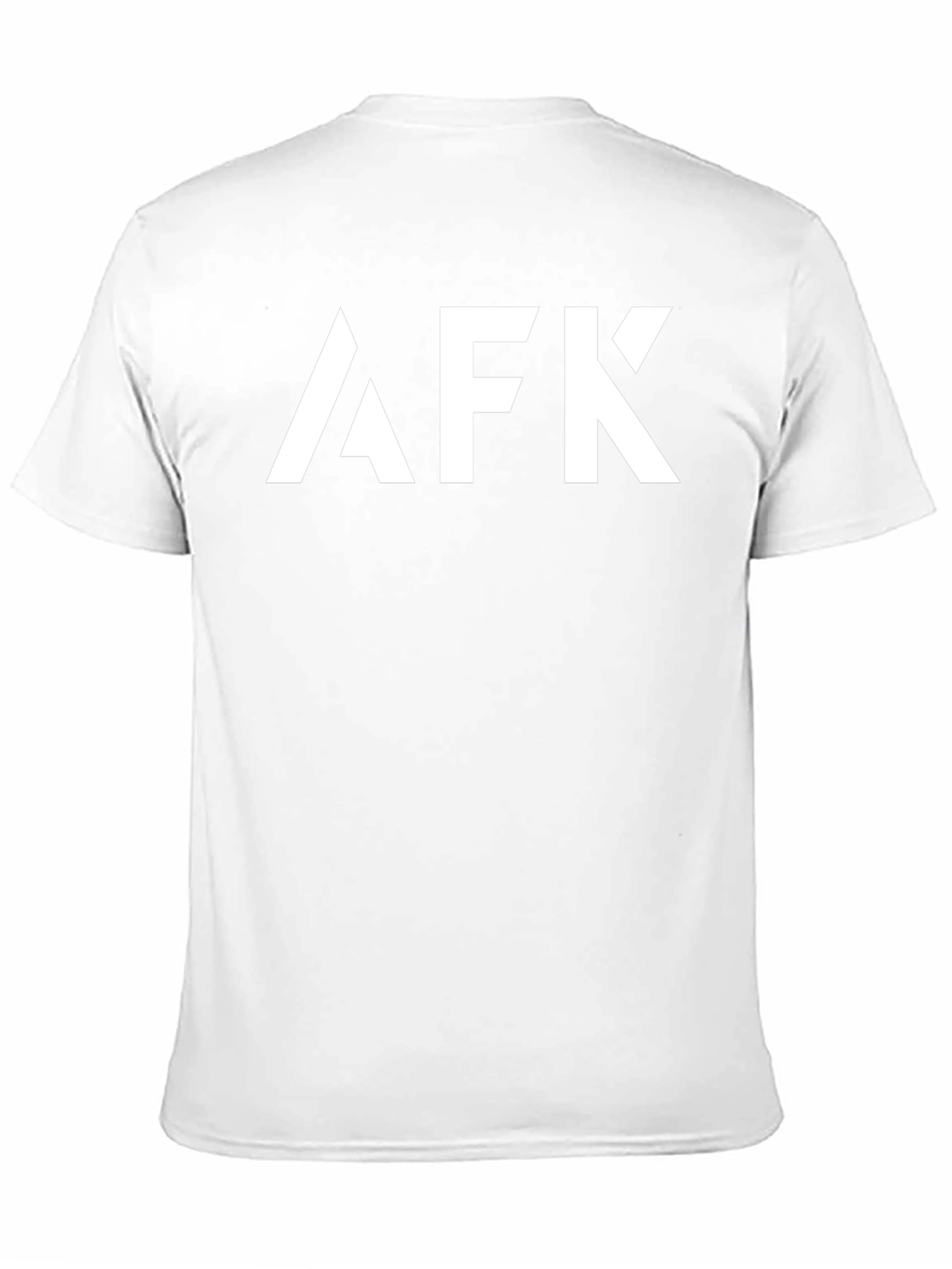 AFK Graphic Tee - Trendy Black Cotton T-Shirt