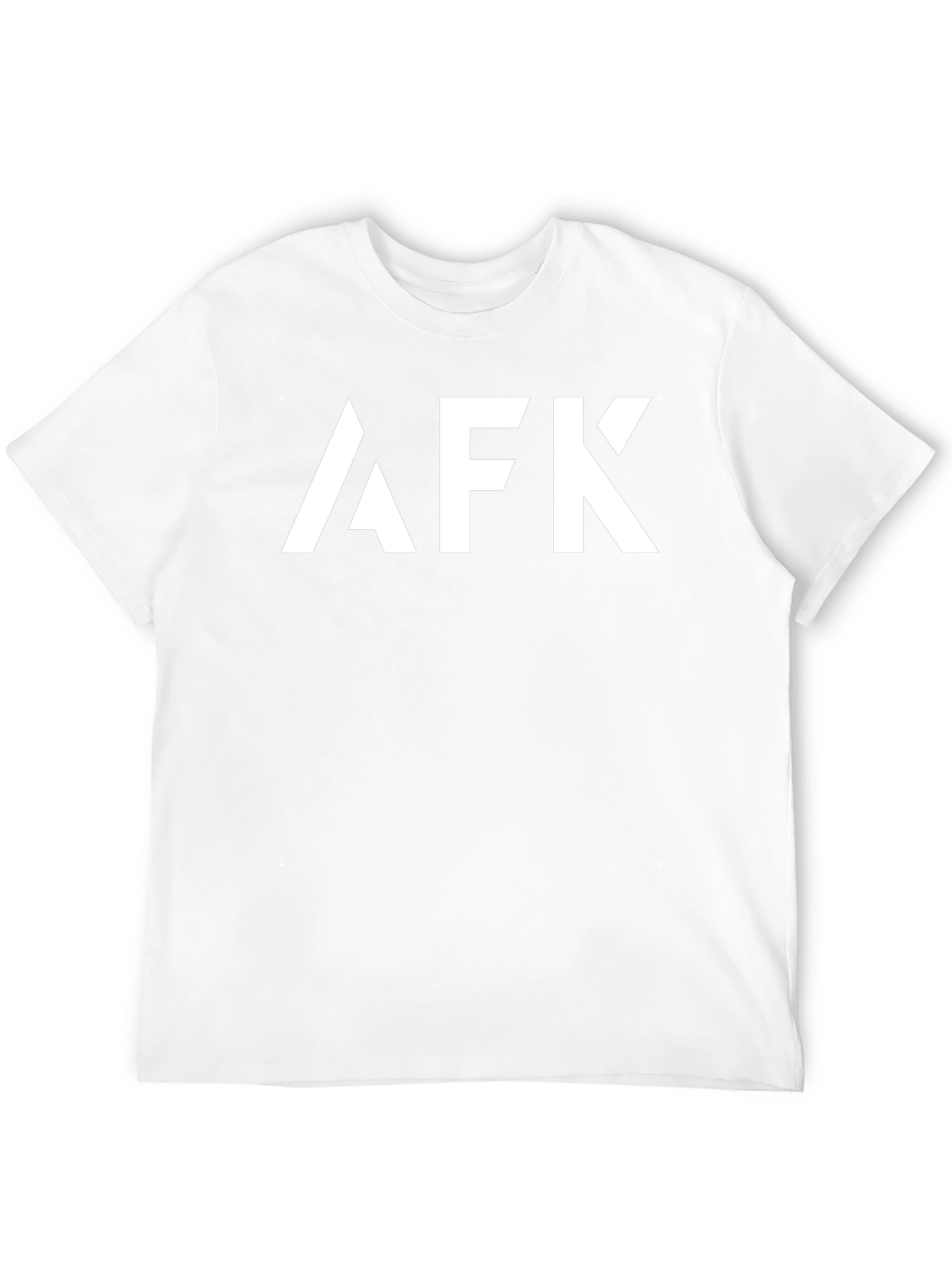 AFK Graphic Tee - Trendy Black Cotton T-Shirt