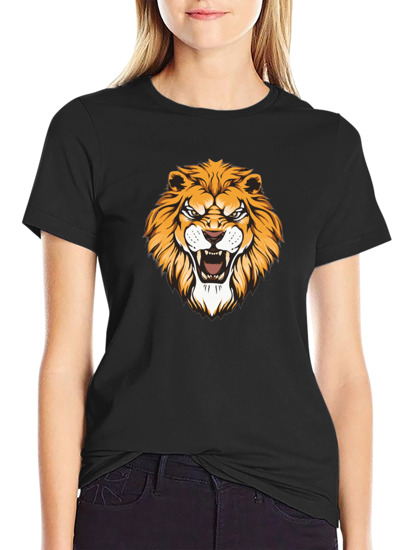 Roaring Lion Graphic Tee - Black