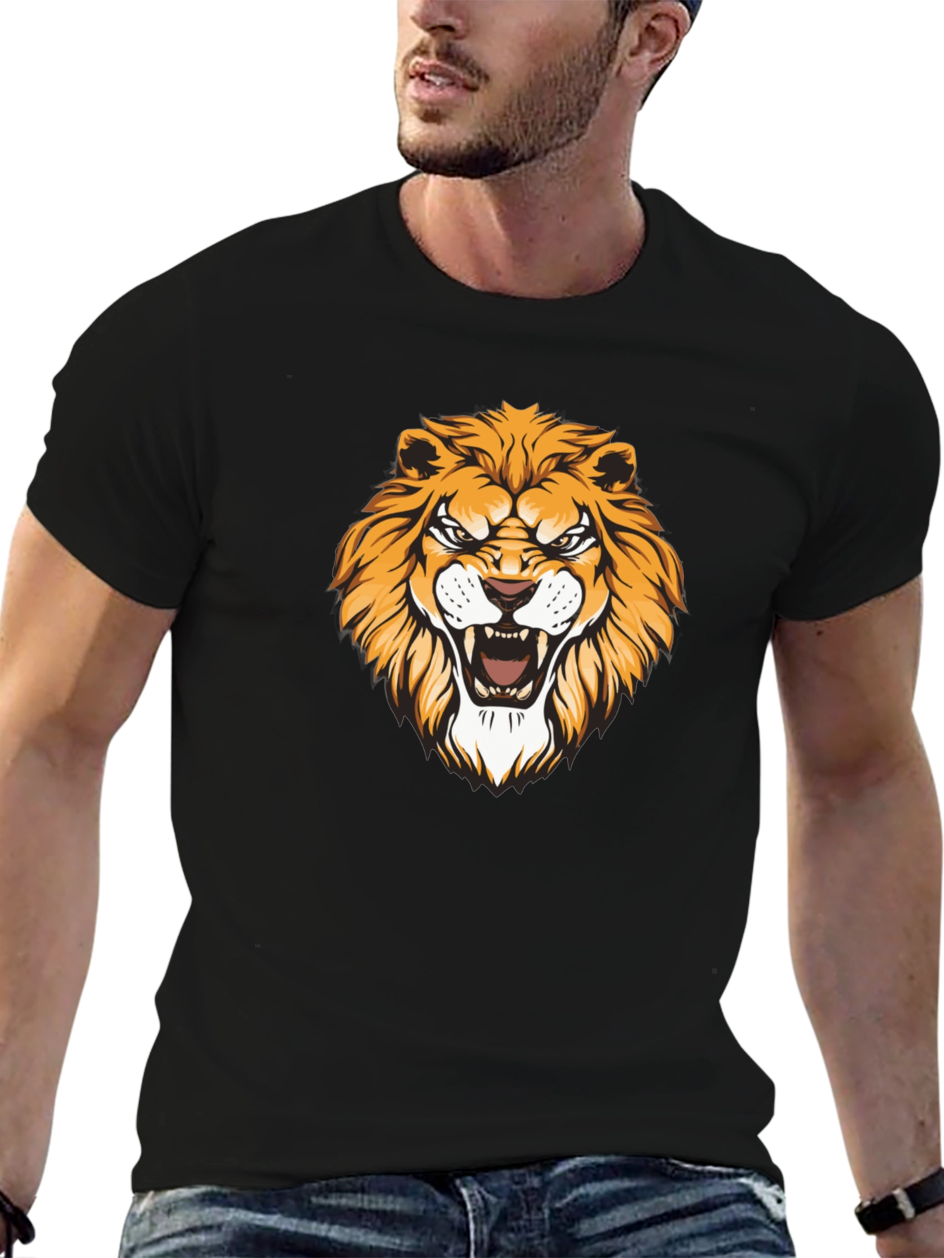 Roaring Lion Graphic Tee - Black