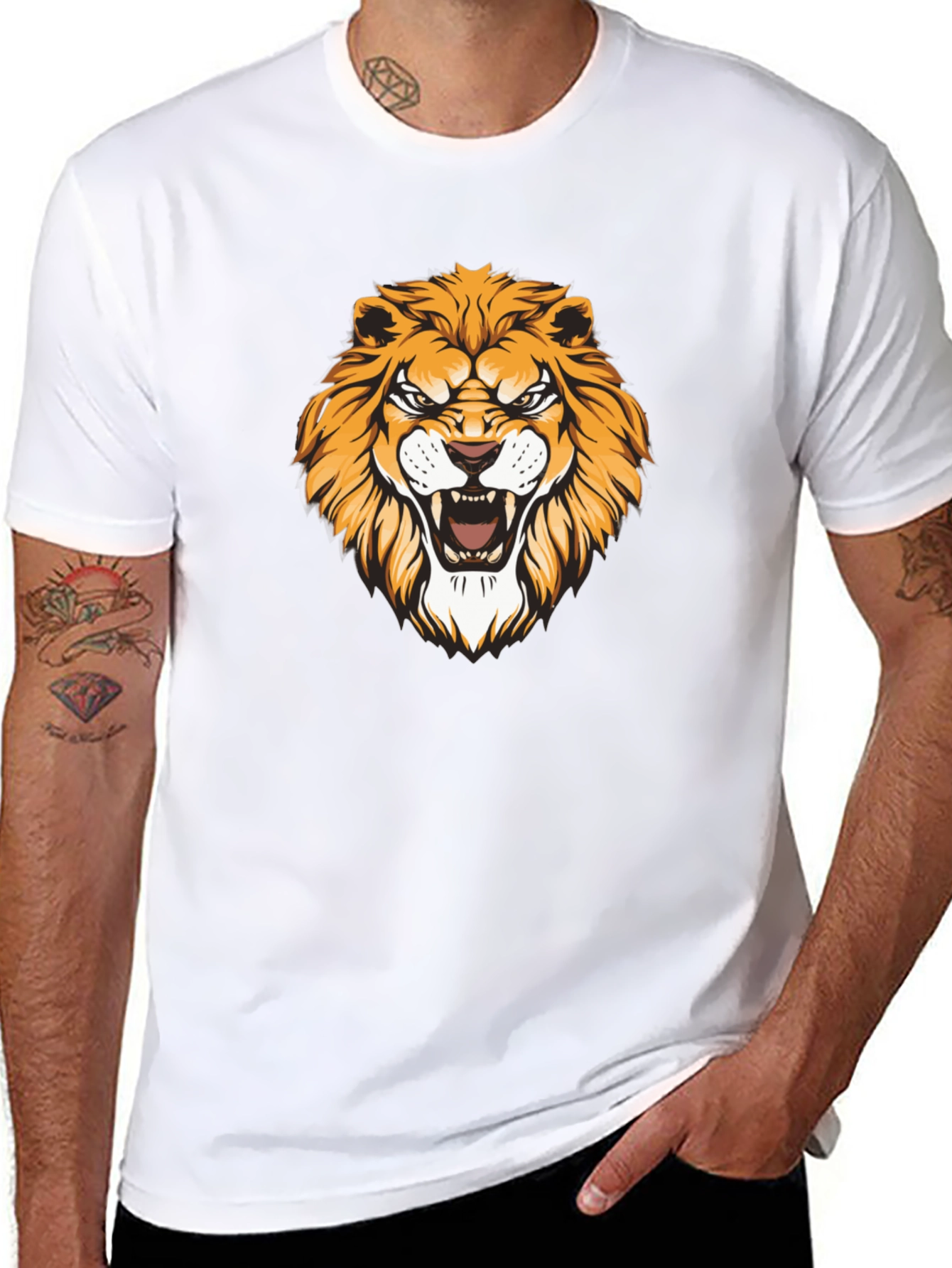 Roaring Lion Graphic Tee - Black